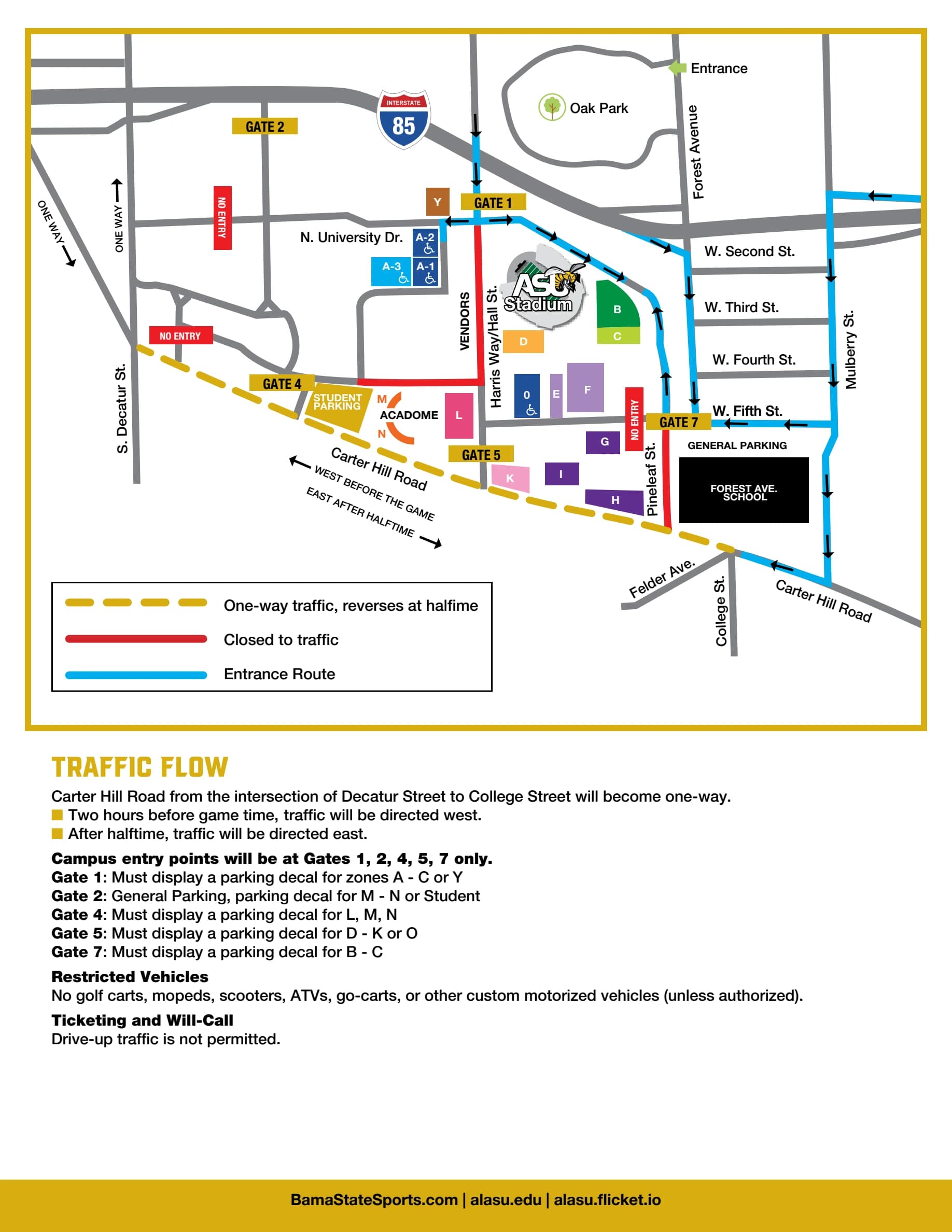 ASU Stadium: Venue layout, Traffic and campus gates · 2025 guide. Use the original map for routes and visitor facilities.