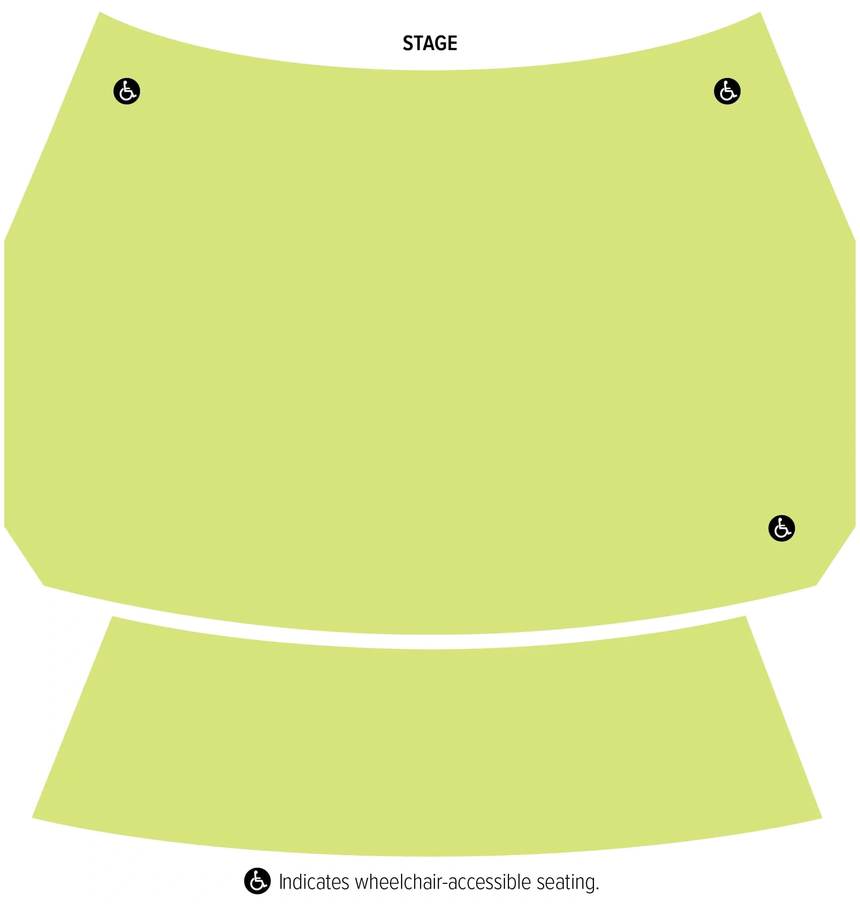 Benaroya Hall: Venue layout, Illsley Ball Nordstrom Recital Hall · basic room schematic. Use the original map for routes and visitor facilities.