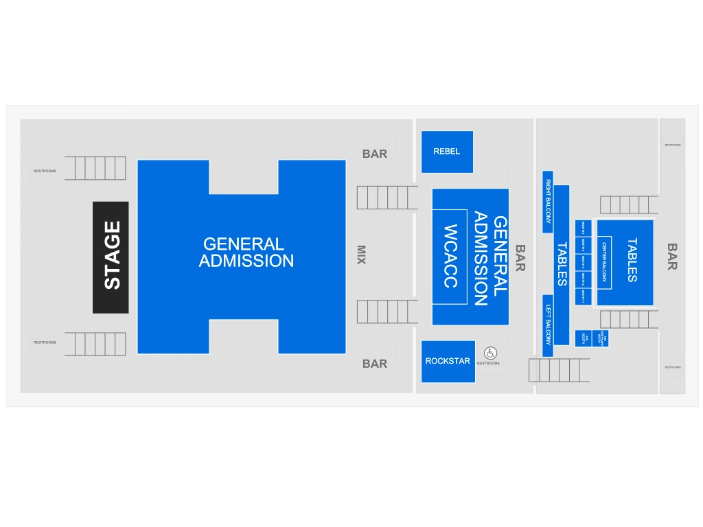 Chair Section Example Bogart's — Cincinnati, OH Guide | FanProof