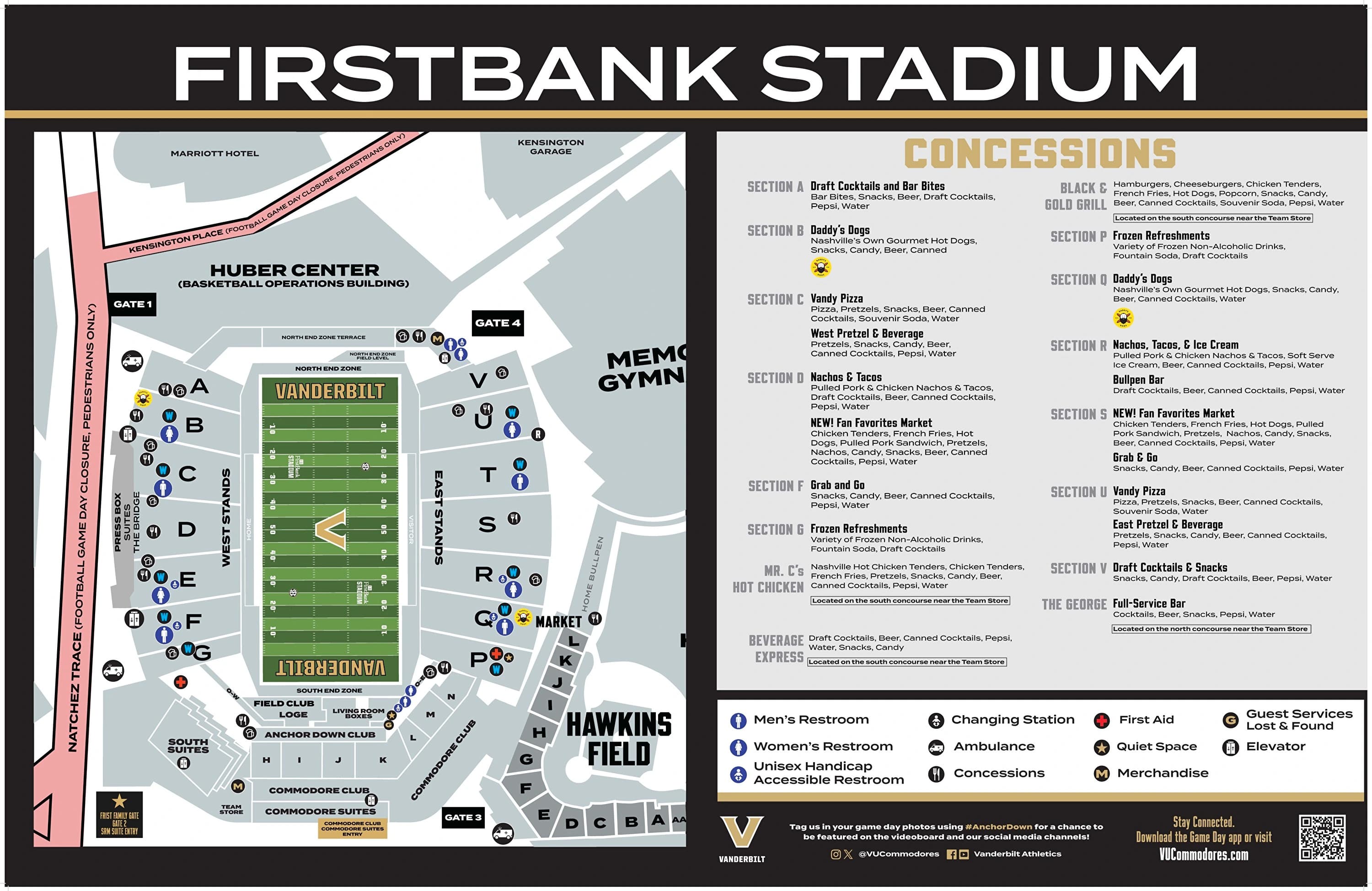 FirstBank Stadium: Seating chart, FirstBank Stadium — official 2026 interior and section plan. Use the source chart for section and row details.
