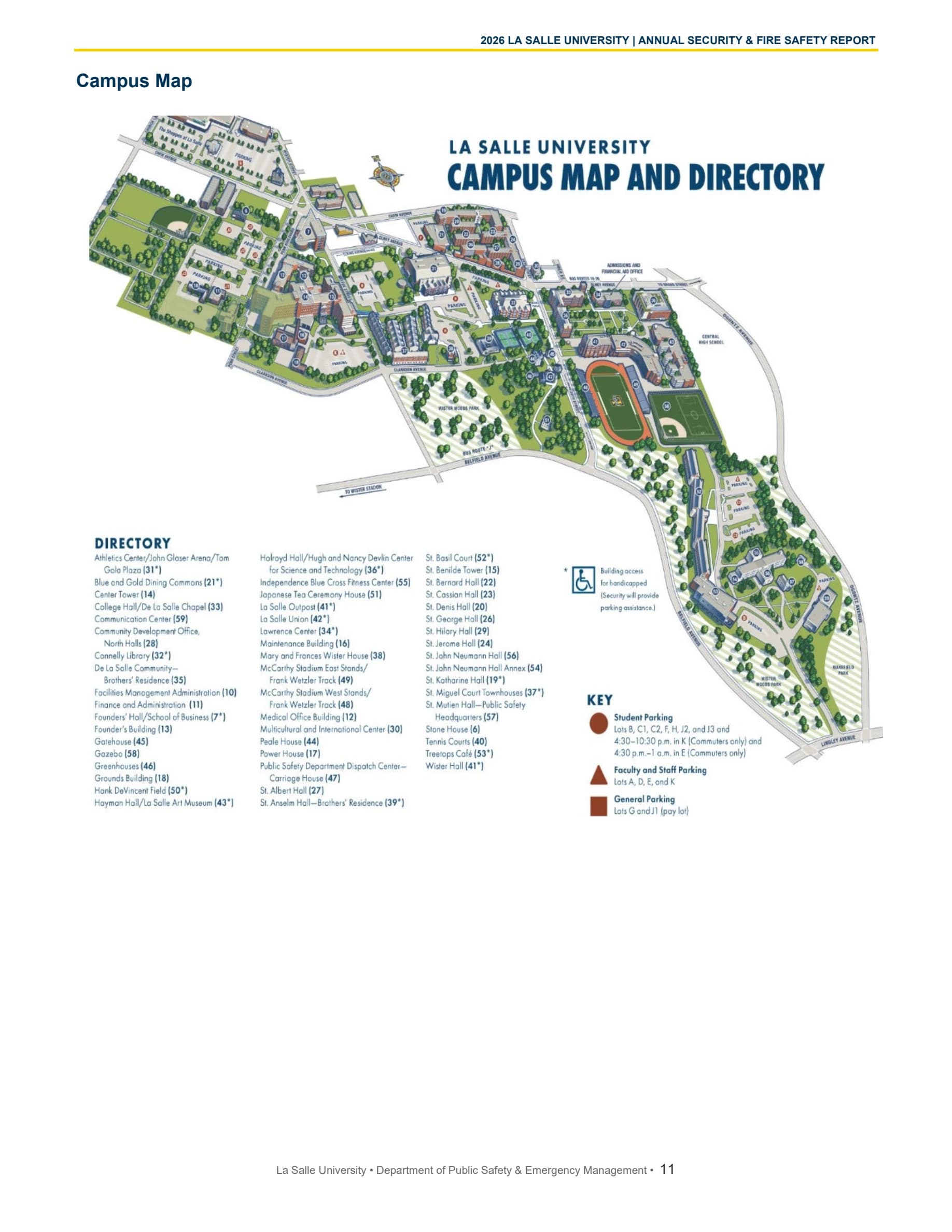 Hank DeVincent Field: Venue layout, DeVincent Field — official 2026 campus map and directory. Use the original map for routes and visitor facilities.