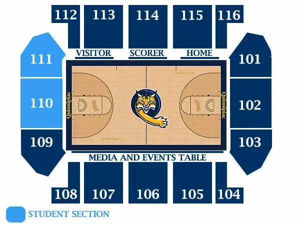 M&T Bank Arena: Seating chart, M&T Bank Arena — basketball sections. Use the source chart for section and row details.