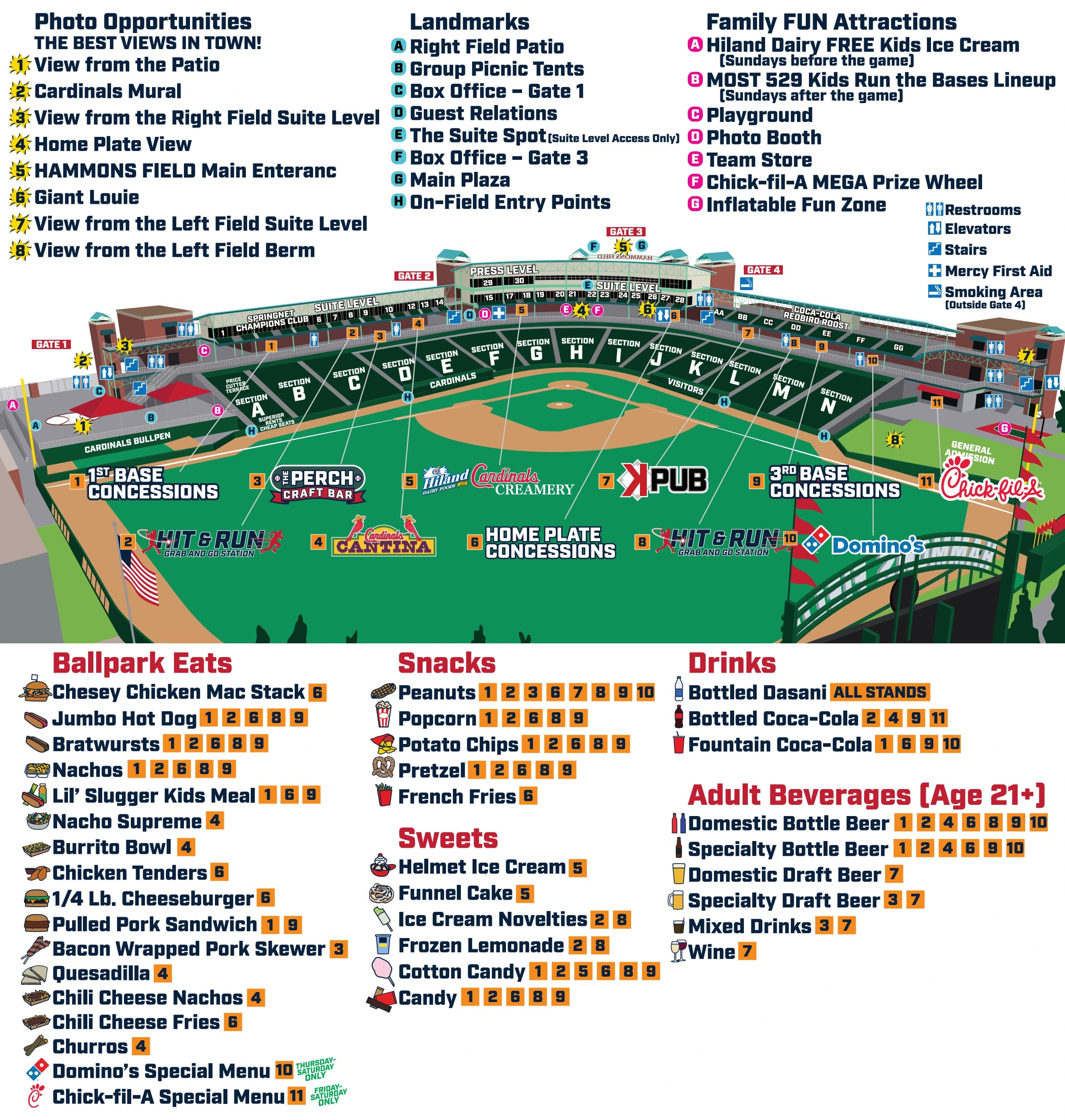 Route 66 Stadium: Seating chart, Route 66 Stadium — official-linked seating areas and stadium amenities. Use the source chart for section and row details.
