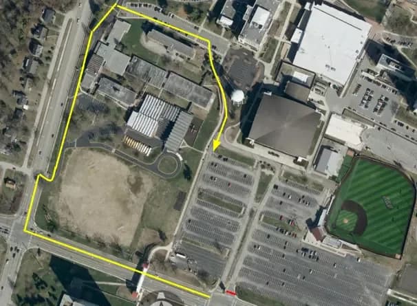 CG Bank Field at Roy Kidd Stadium: Venue layout, EKU — official current-linked alternate Alumni Coliseum approach. Use the original map for routes and visitor facilities.
