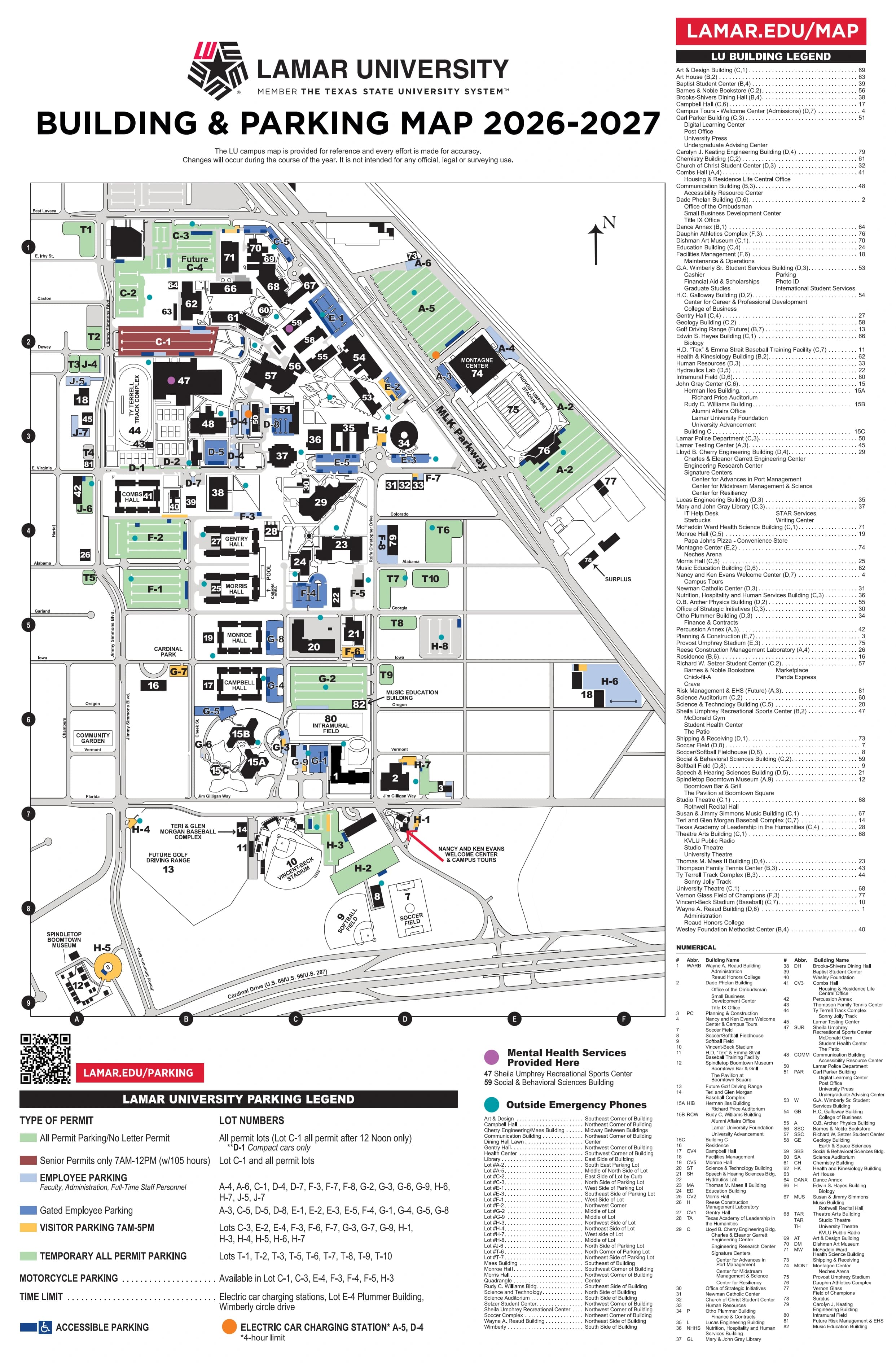 Vincent–Beck Stadium: Venue layout, Vincent–Beck Stadium — official 2026–27 building and parking map. Use the original map for routes and visitor facilities.