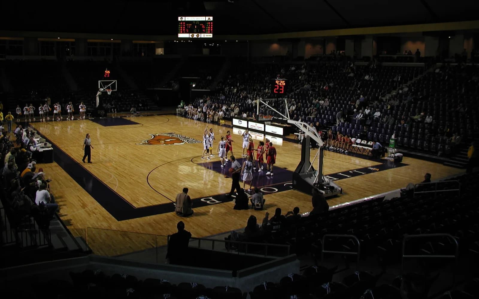 View of Allen Arena, home of Lipscomb basketball.