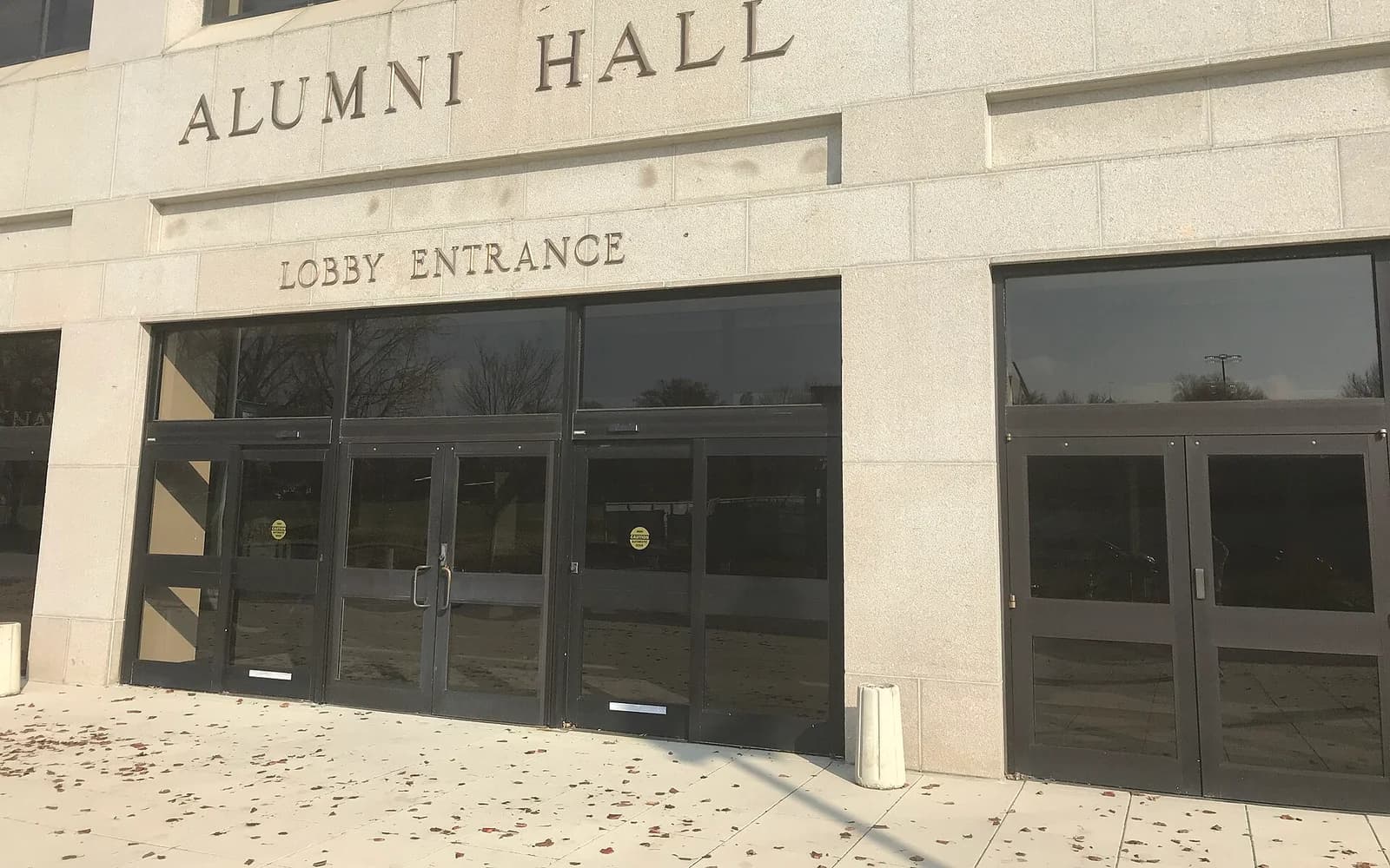 View of Alumni Hall, home of Navy basketball.