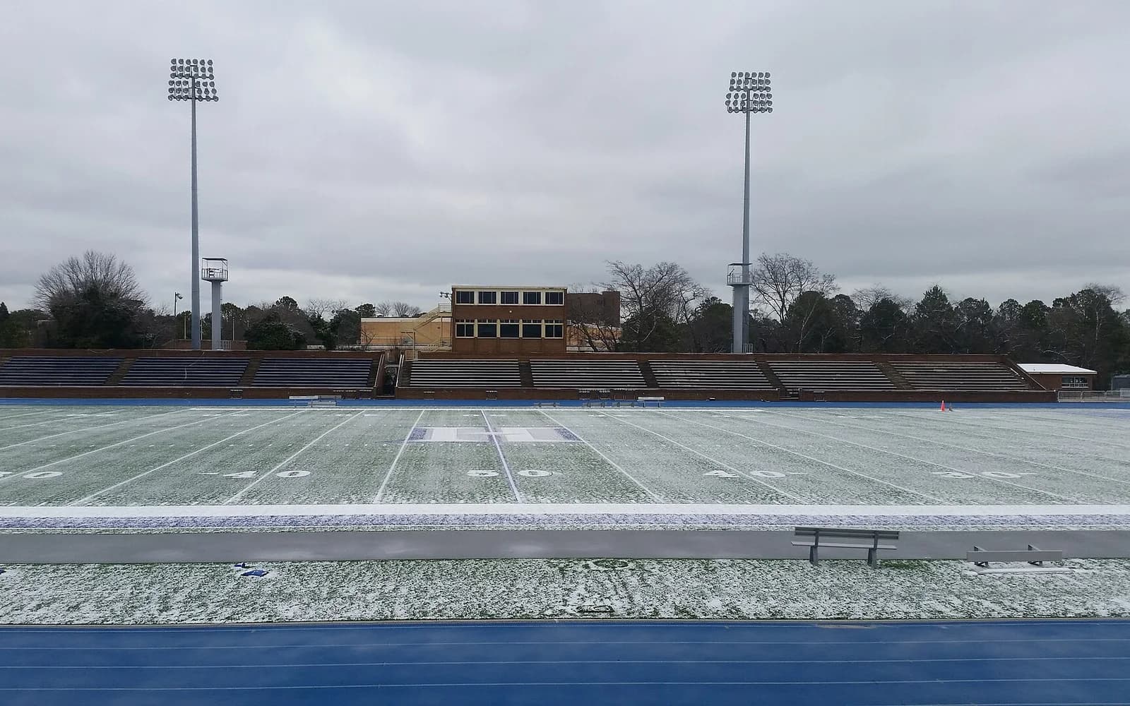View of Armstrong Stadium, home of Hampton Pirates football.