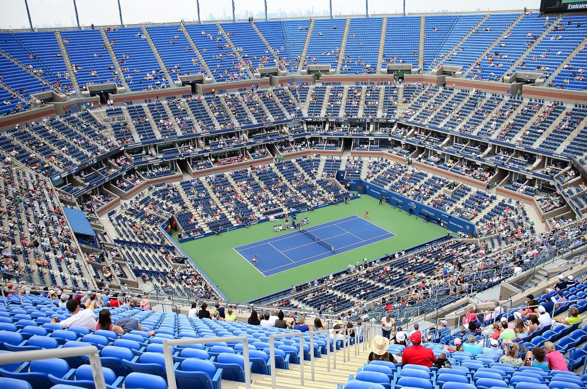 Arthur Ashe Stadium — View From the Top of the Arthur Ashe Stadium (9613543760) (2).
