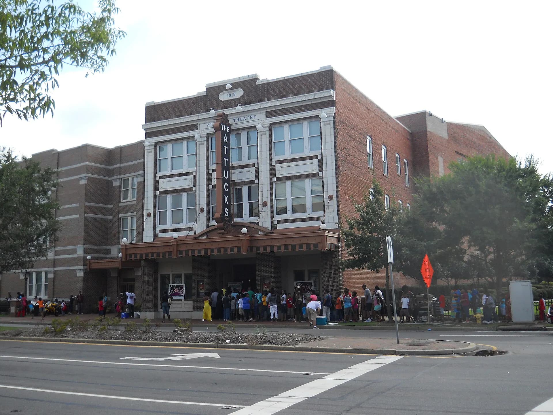 Exterior view at Attucks Theatre in Norfolk, VA