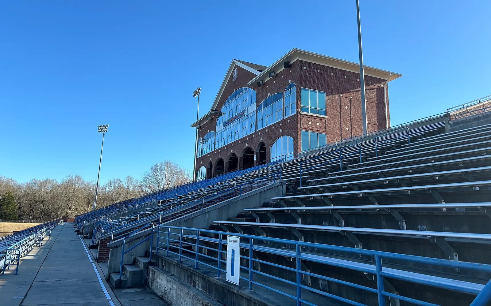 View of Bailey Memorial Stadium, home of Presbyterian Blue Hose football.