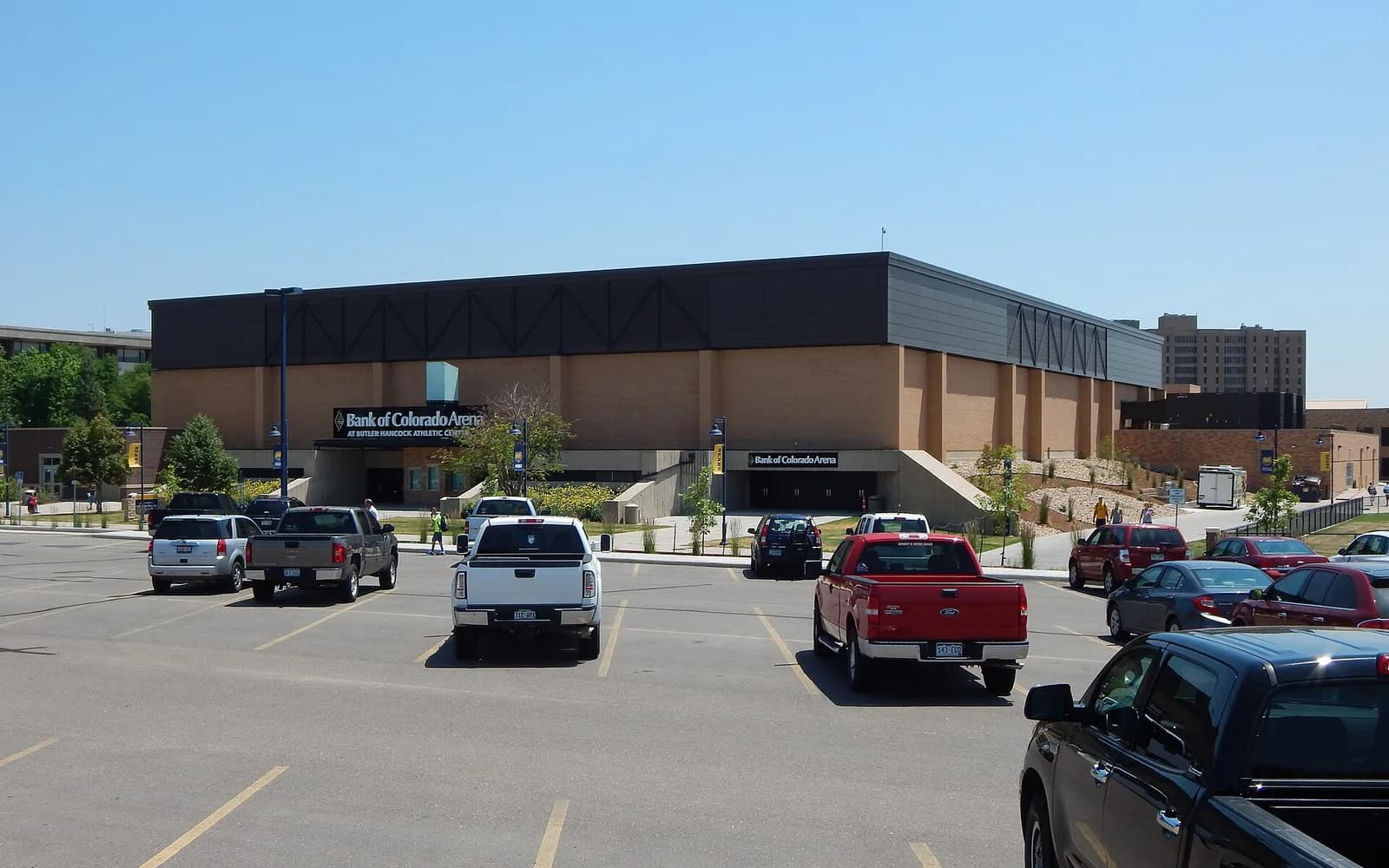 View of Bank of Colorado Arena, home of Northern Colorado basketball.