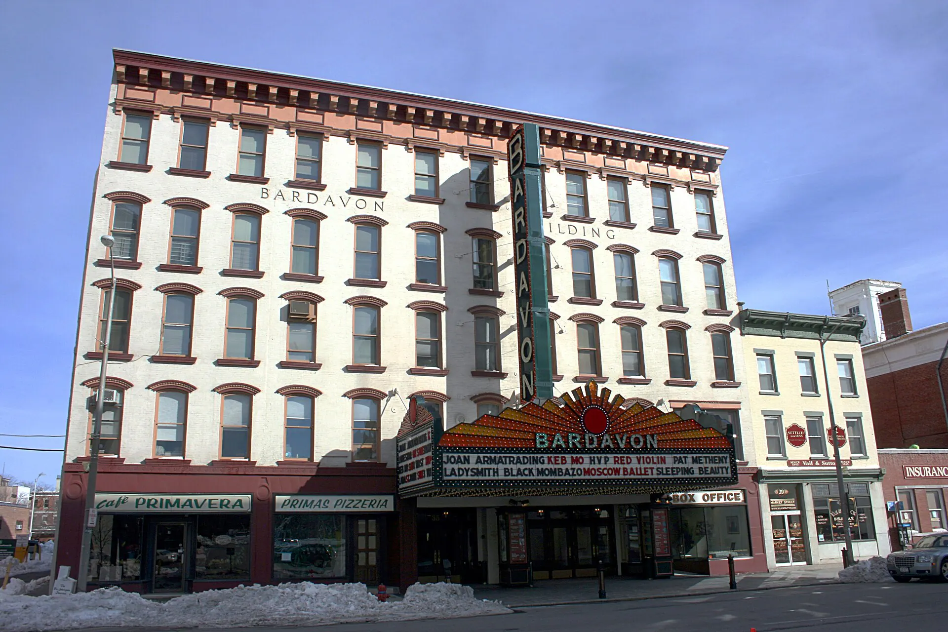 Exterior view at Bardavon 1869 Opera House in Poughkeepsie, NY