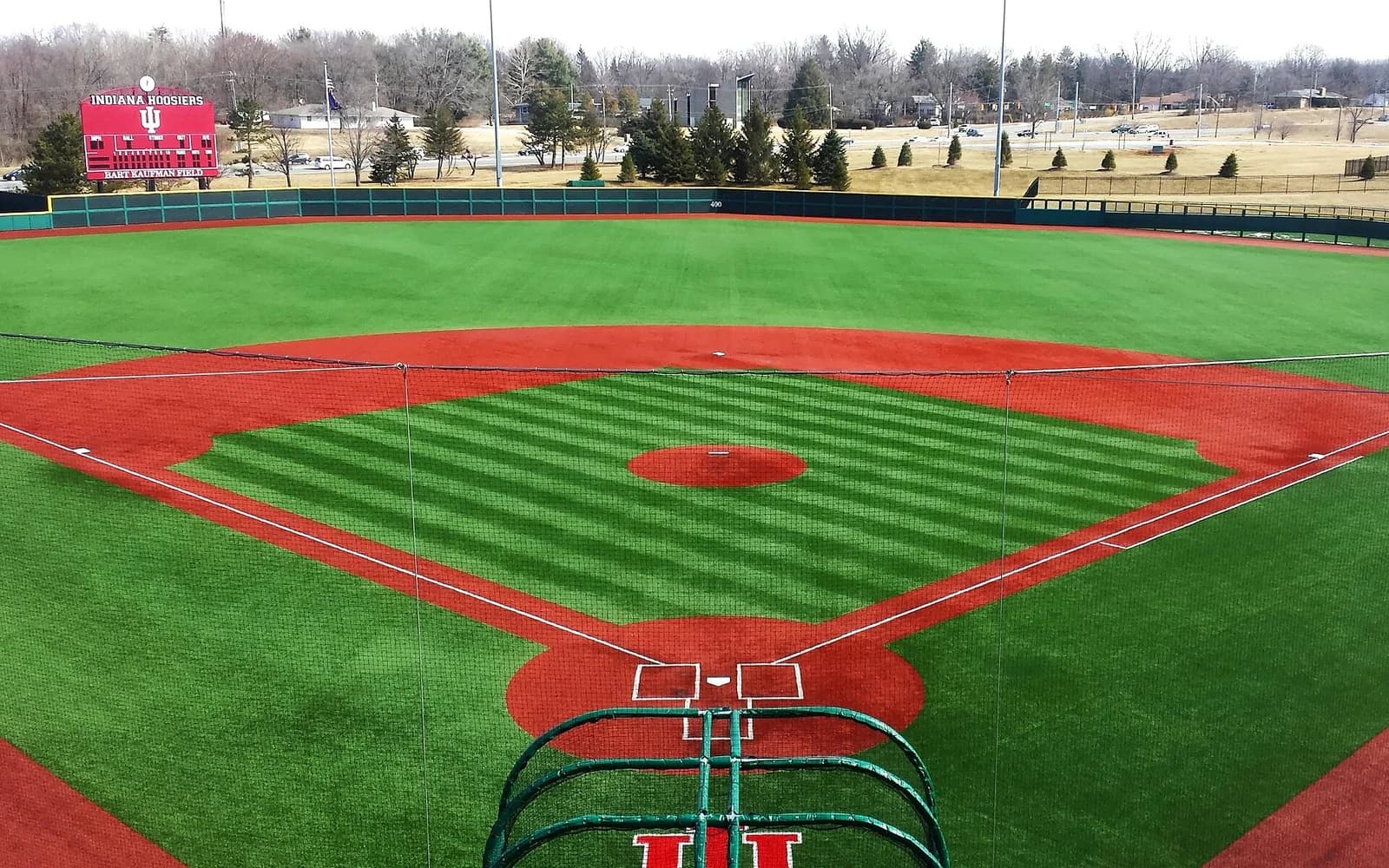 View of Bart Kaufman Field, home of Indiana baseball.