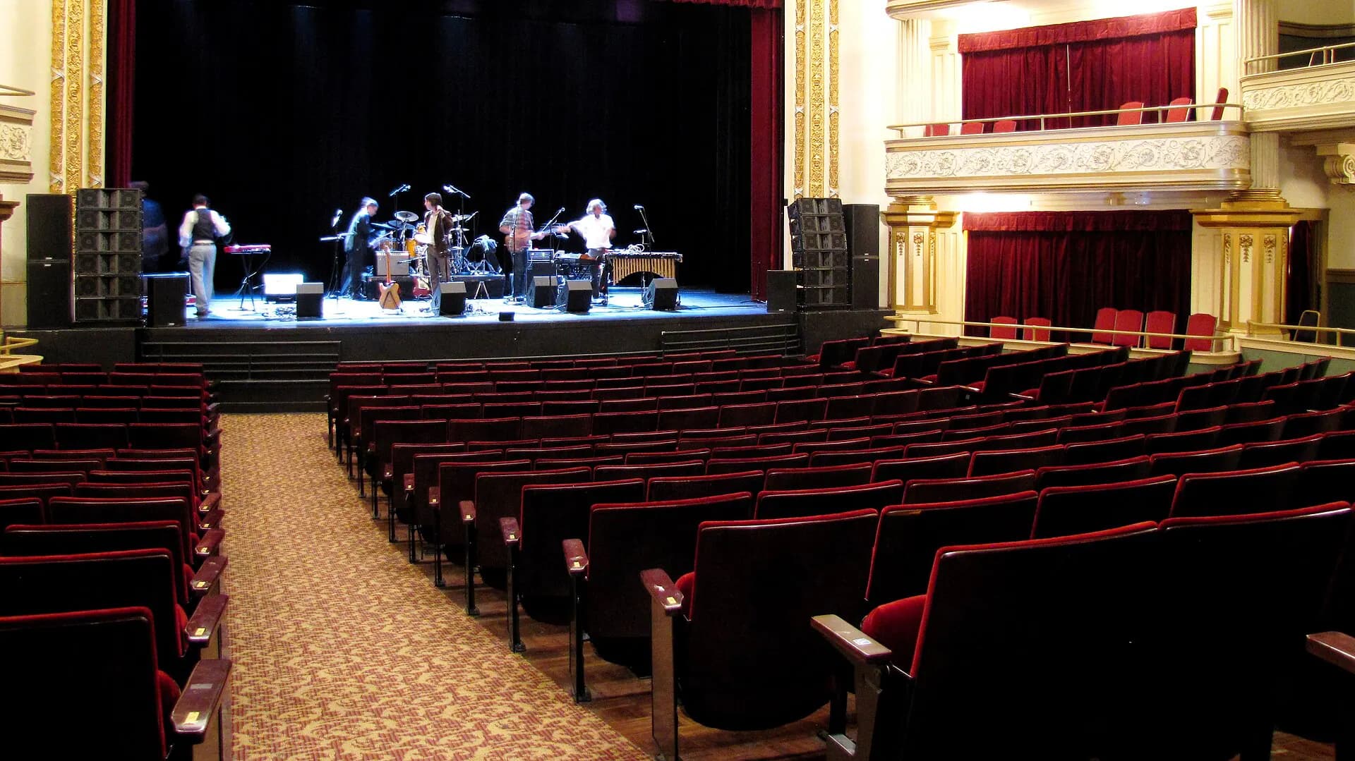 Bijou Theatre auditorium and stage in Knoxville