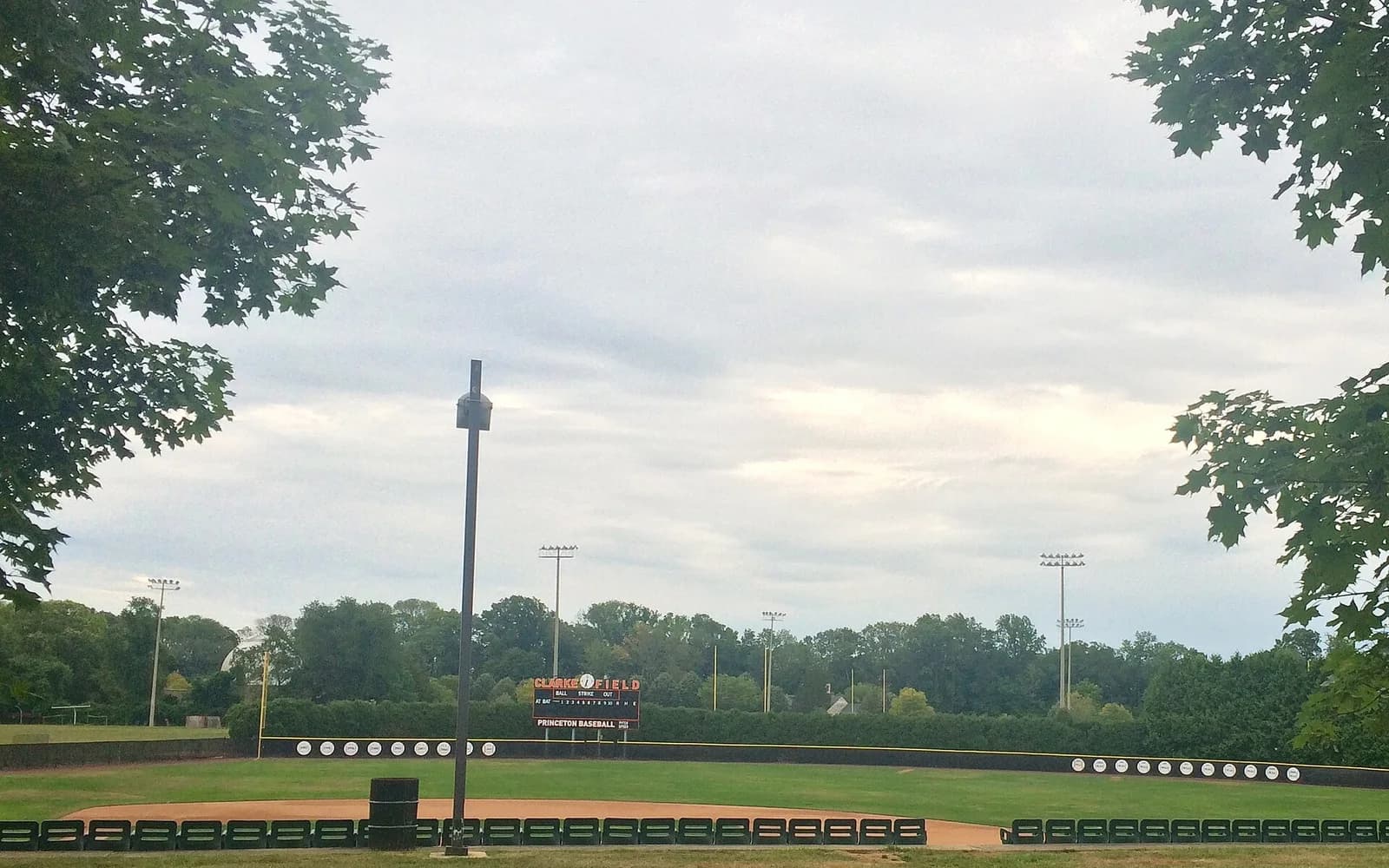 View of Bill Clarke Field, home of Princeton baseball.
