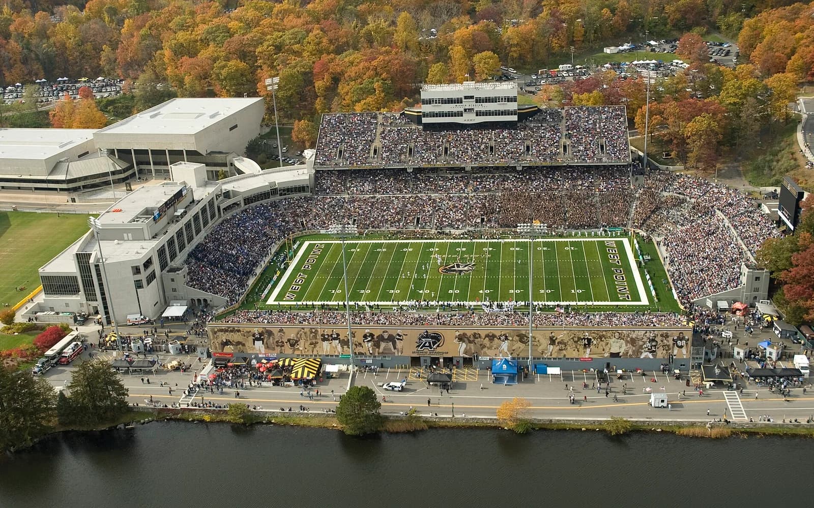 View of Blaik Field at Michie Stadium, home of Army football.