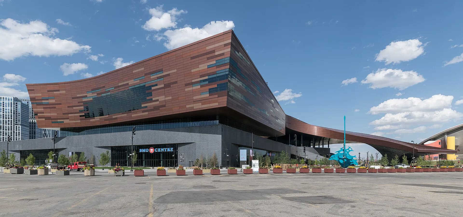 Exterior view at BMO Centre in Calgary, AB