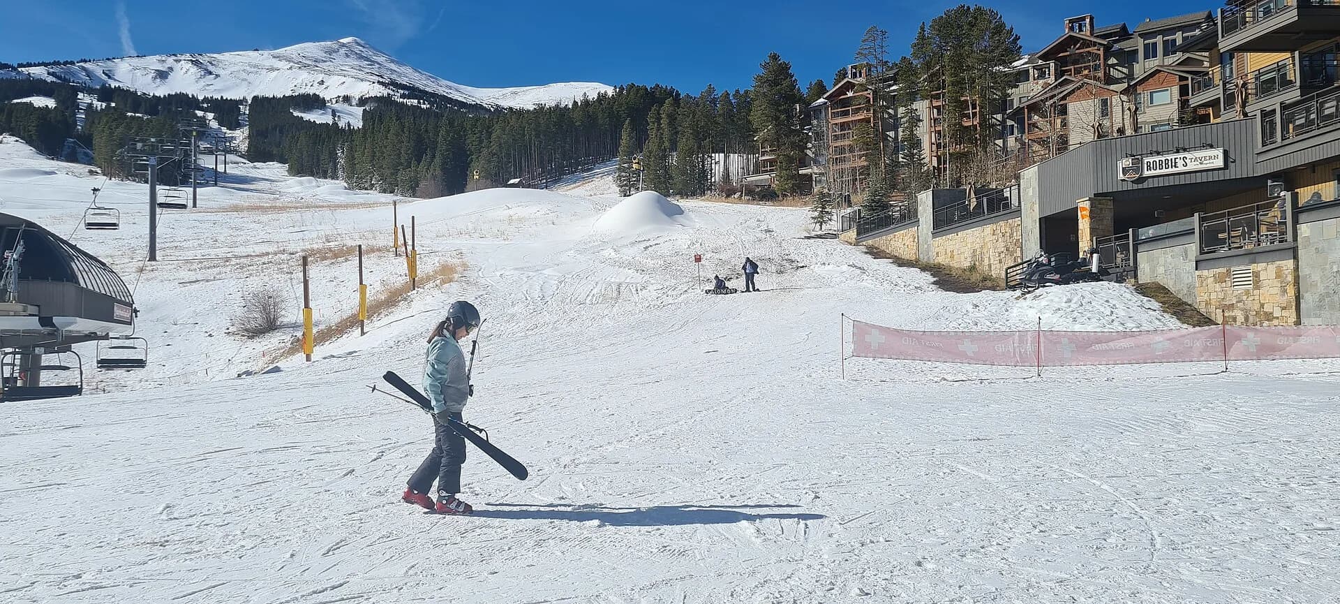 View of Breckenridge Ski Resort in Breckenridge.