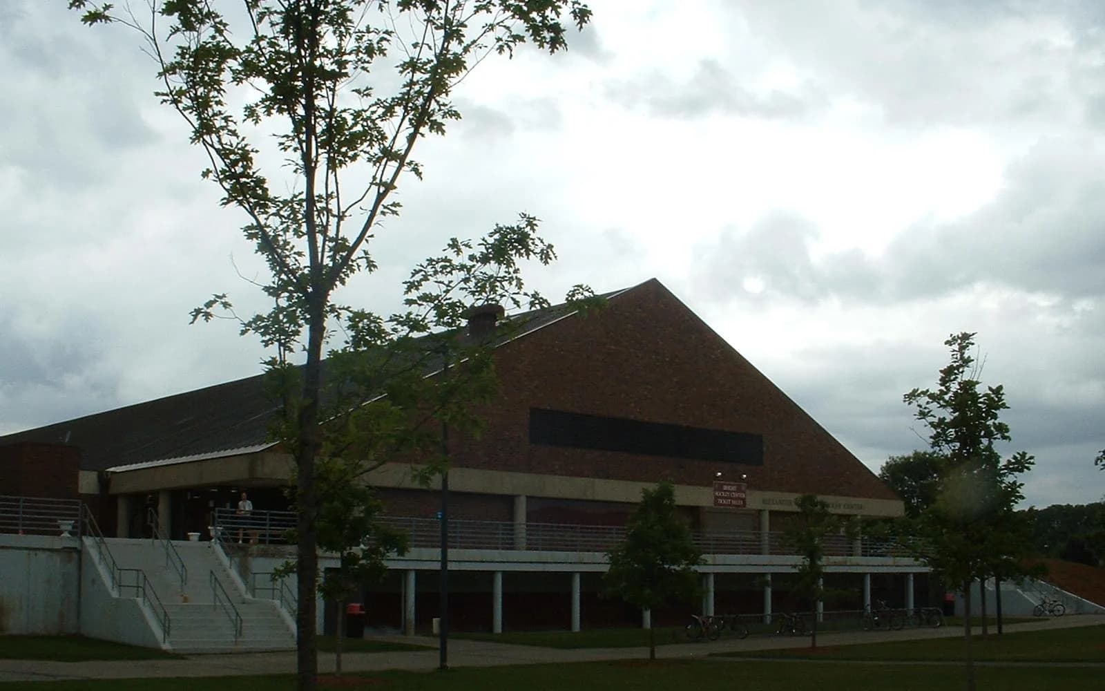 View of Bright-Landry Hockey Center, home of Harvard men ice hockey.
