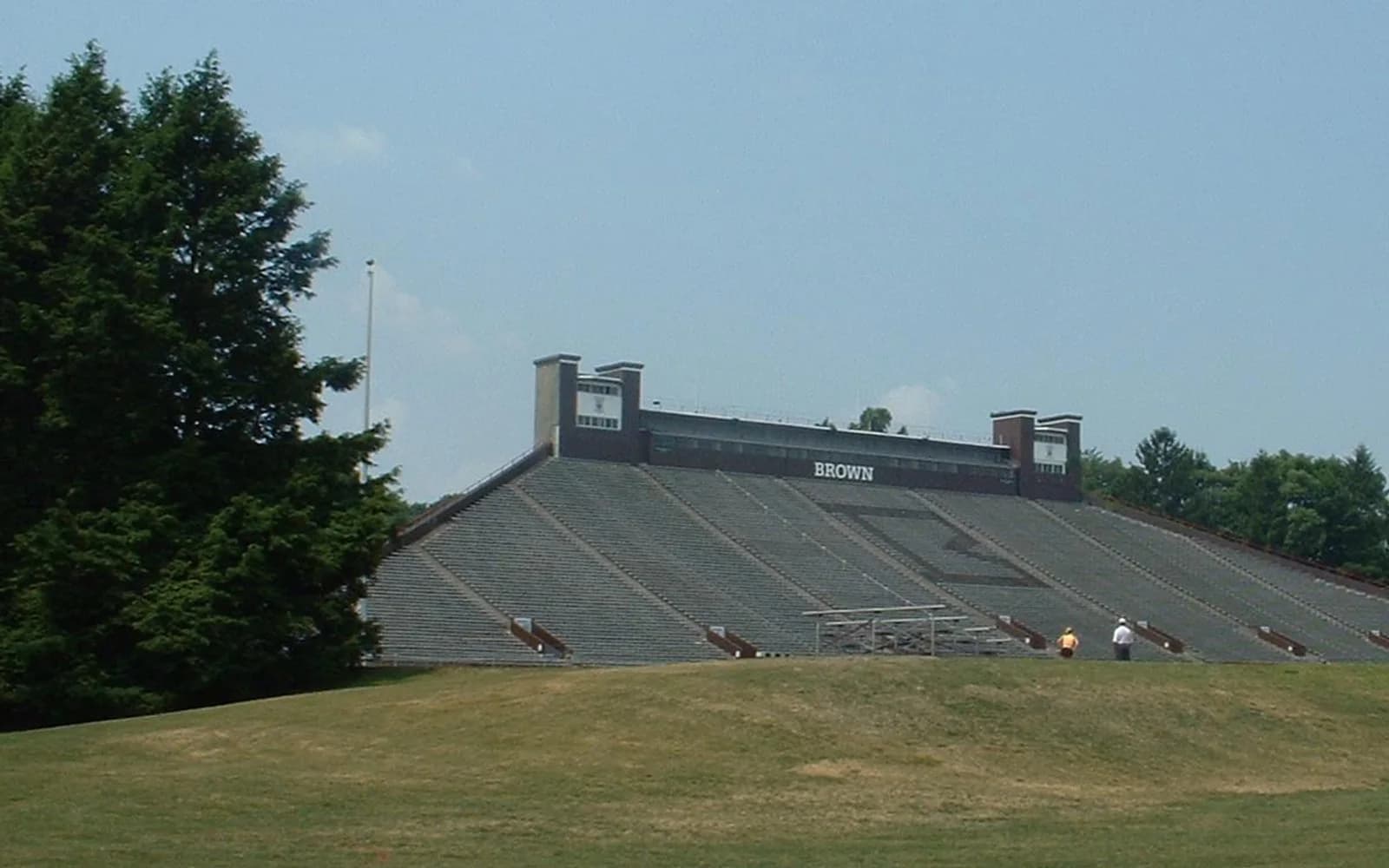 View of Brown Stadium, home of Brown Bears football.