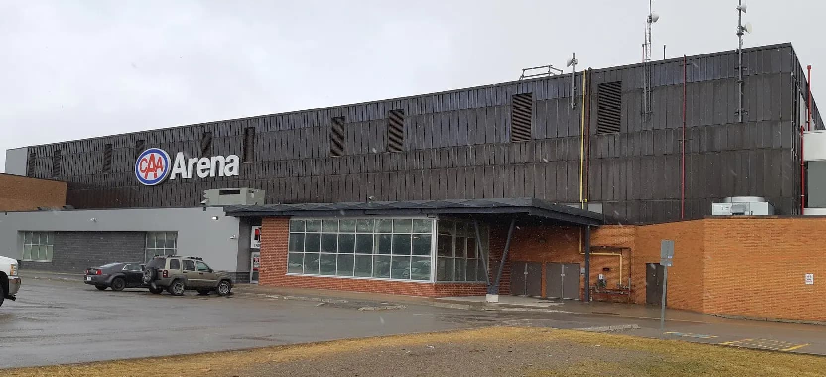Exterior view at CAA Arena in Belleville, ON
