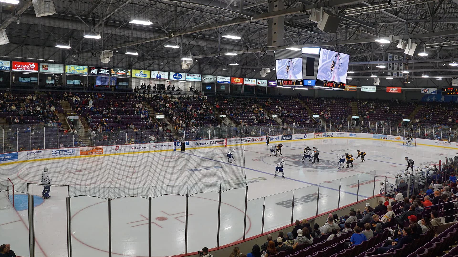Wide interior or event view at CAA Centre in Brampton, ON