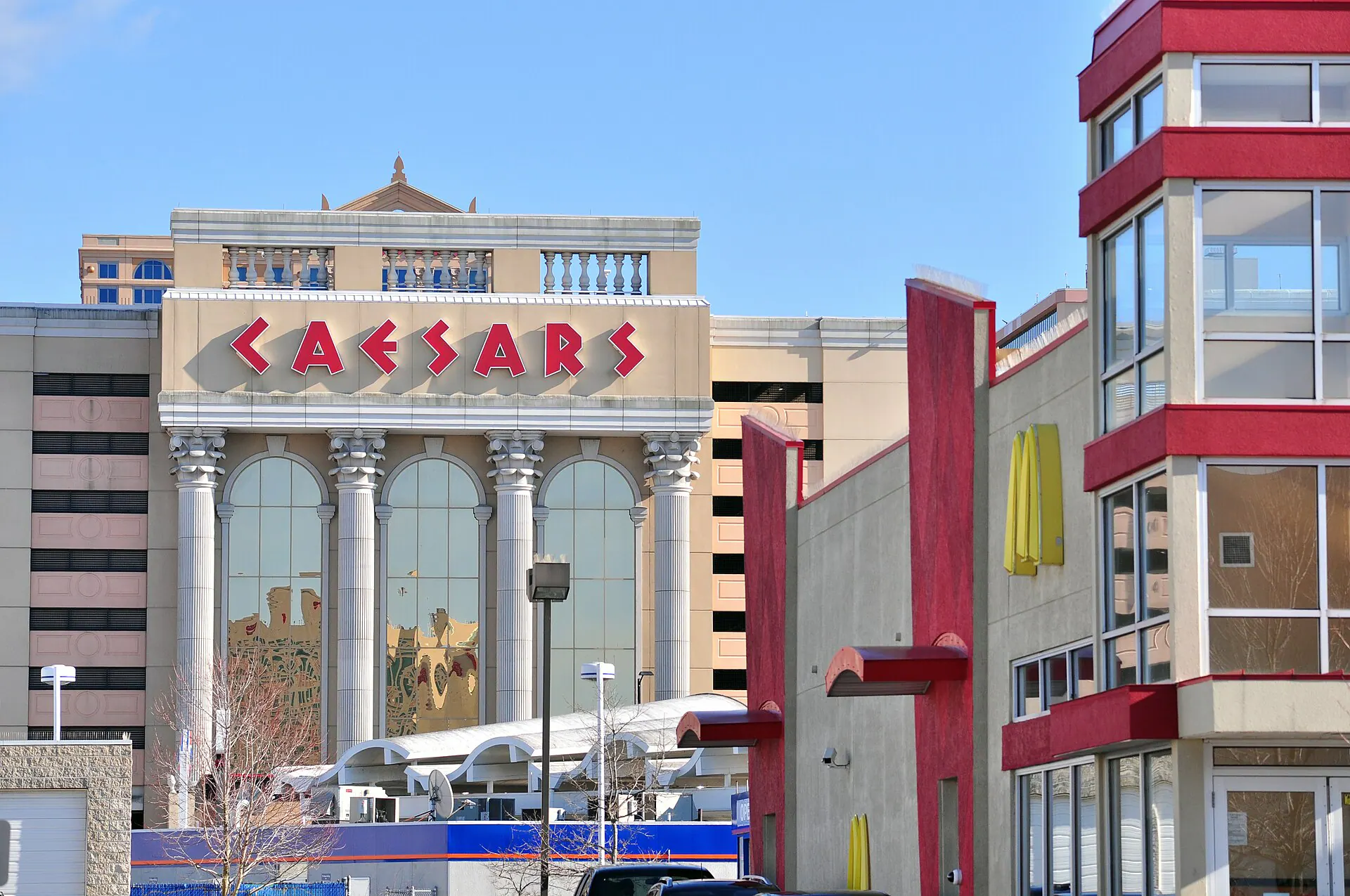 Exterior view at Caesars Atlantic City in Atlantic City, NJ