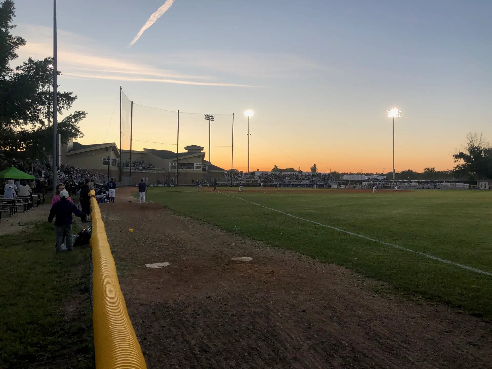 Wide view of the venue grounds at Cairns Field in Saskatoon, SK
