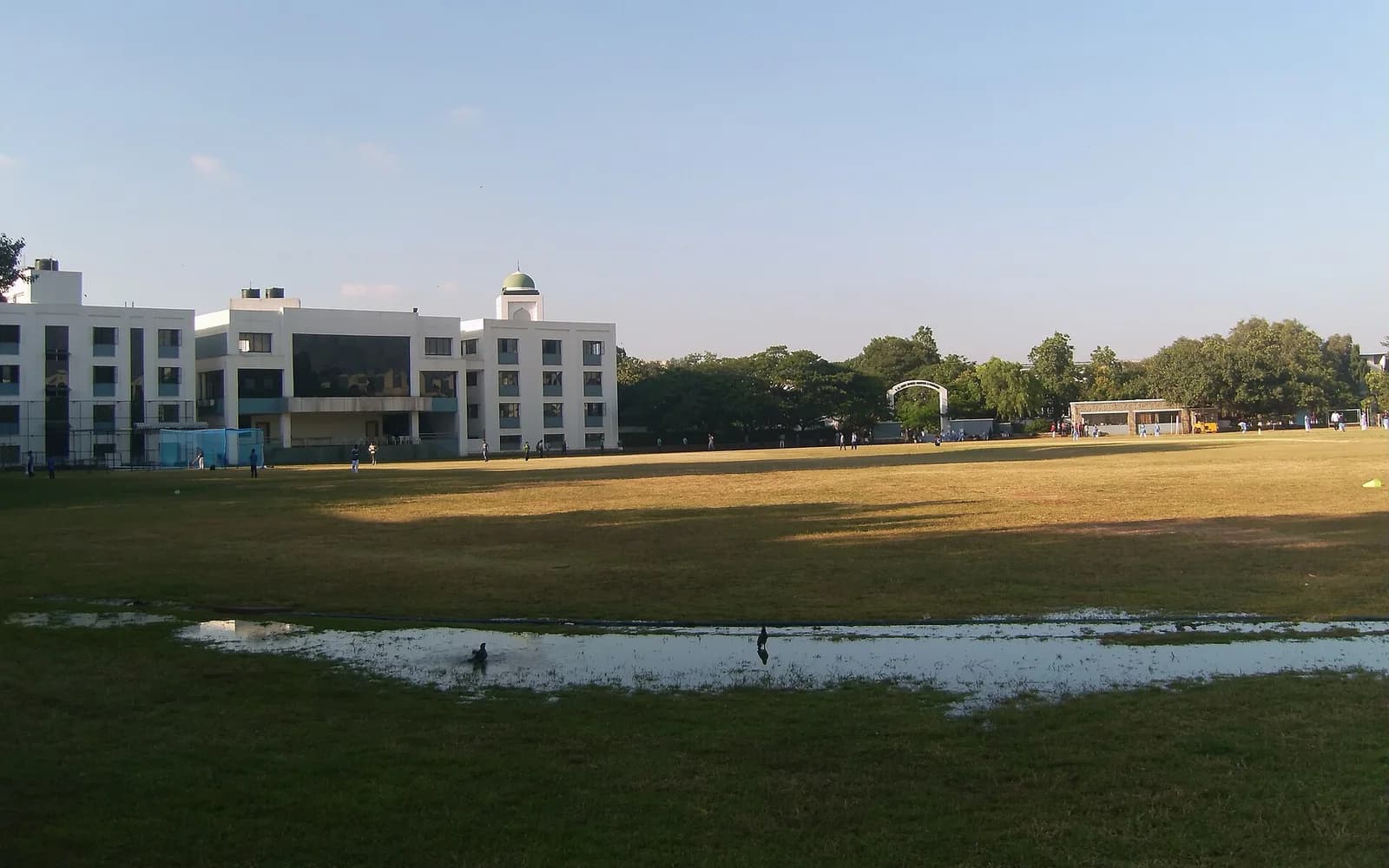 View of Campus Field, home of Sacred Heart Pioneers football.