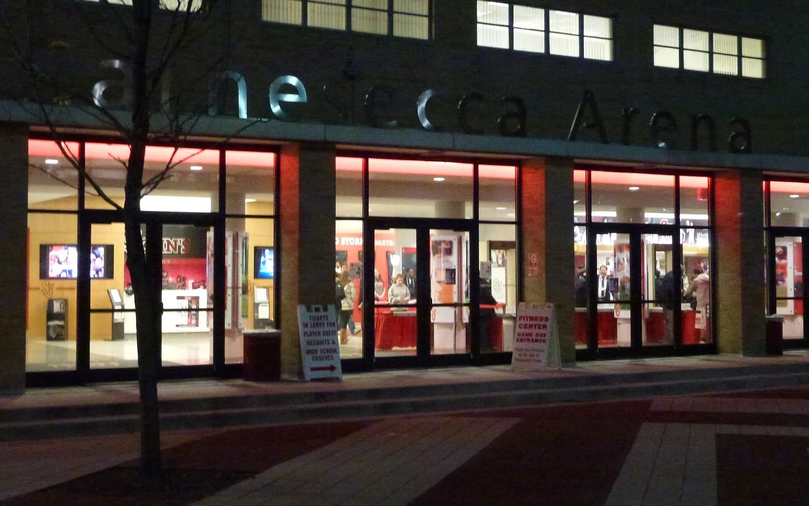 View of Carnesecca Arena, home of St. John's women basketball.