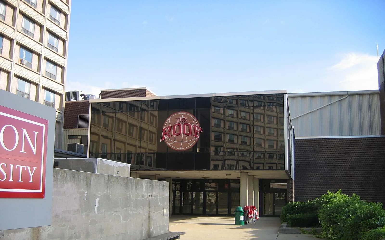 View of Case Gym, home of Boston University basketball.