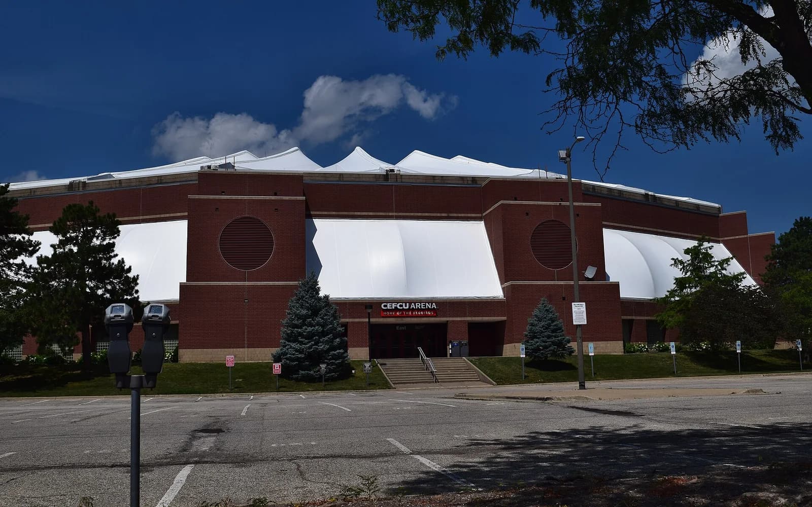 View of CEFCU Arena, home of Illinois State basketball.