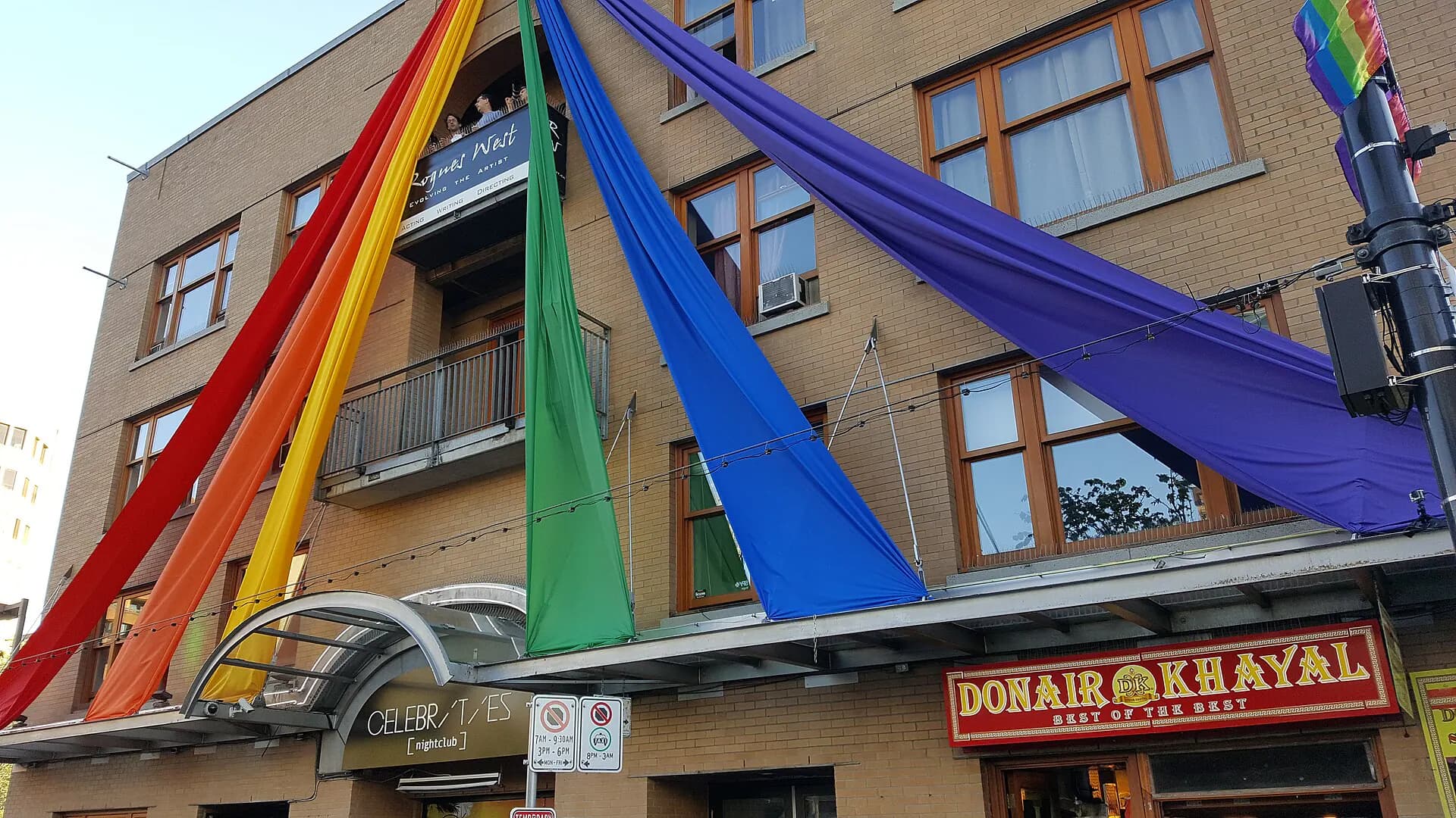 Exterior view at Celebrities in Vancouver, BC