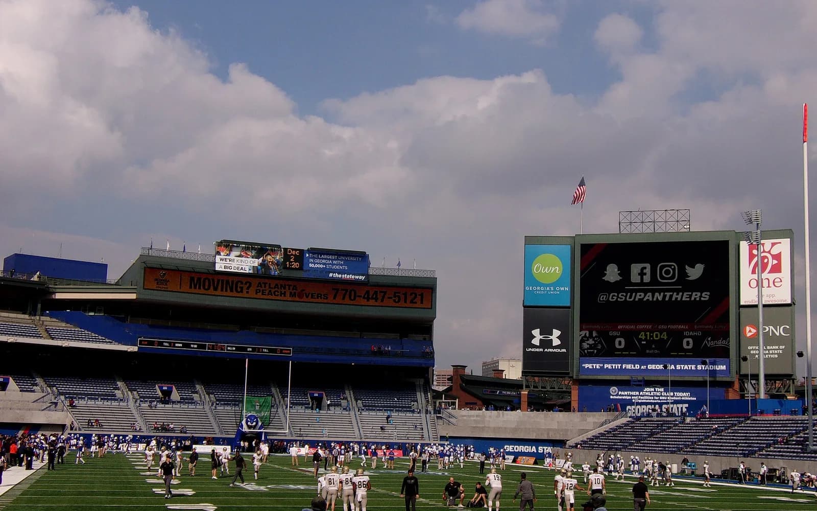 View of Center Parc Stadium, home of Georgia State football.