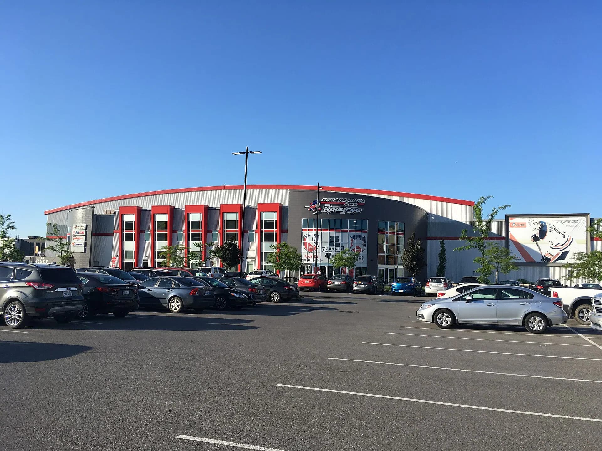 Exterior view at Centre d'Excellence Sports Rousseau in Boisbriand, QC
