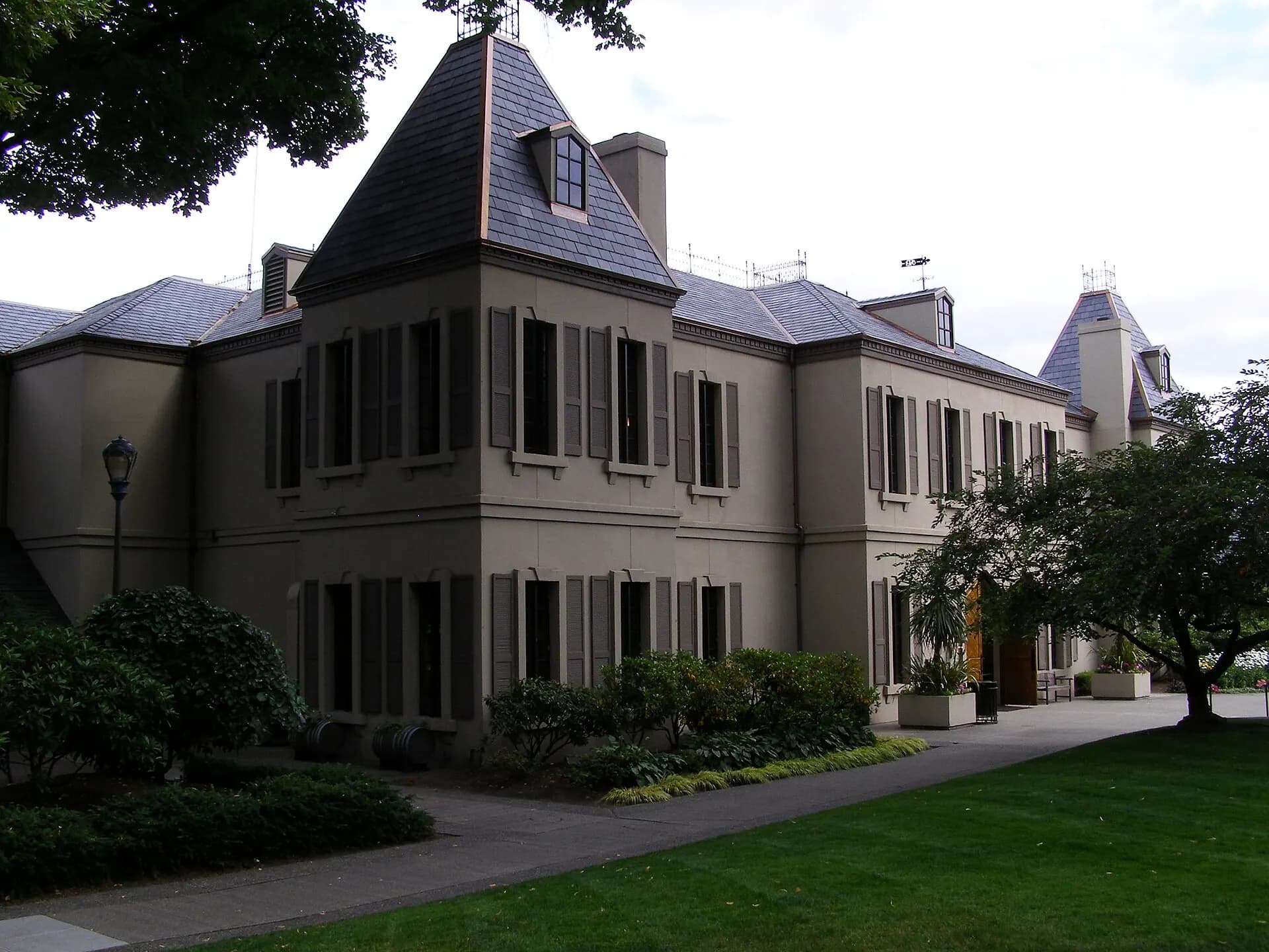 Exterior view at Chateau Ste Michelle Winery in Woodinville, WA