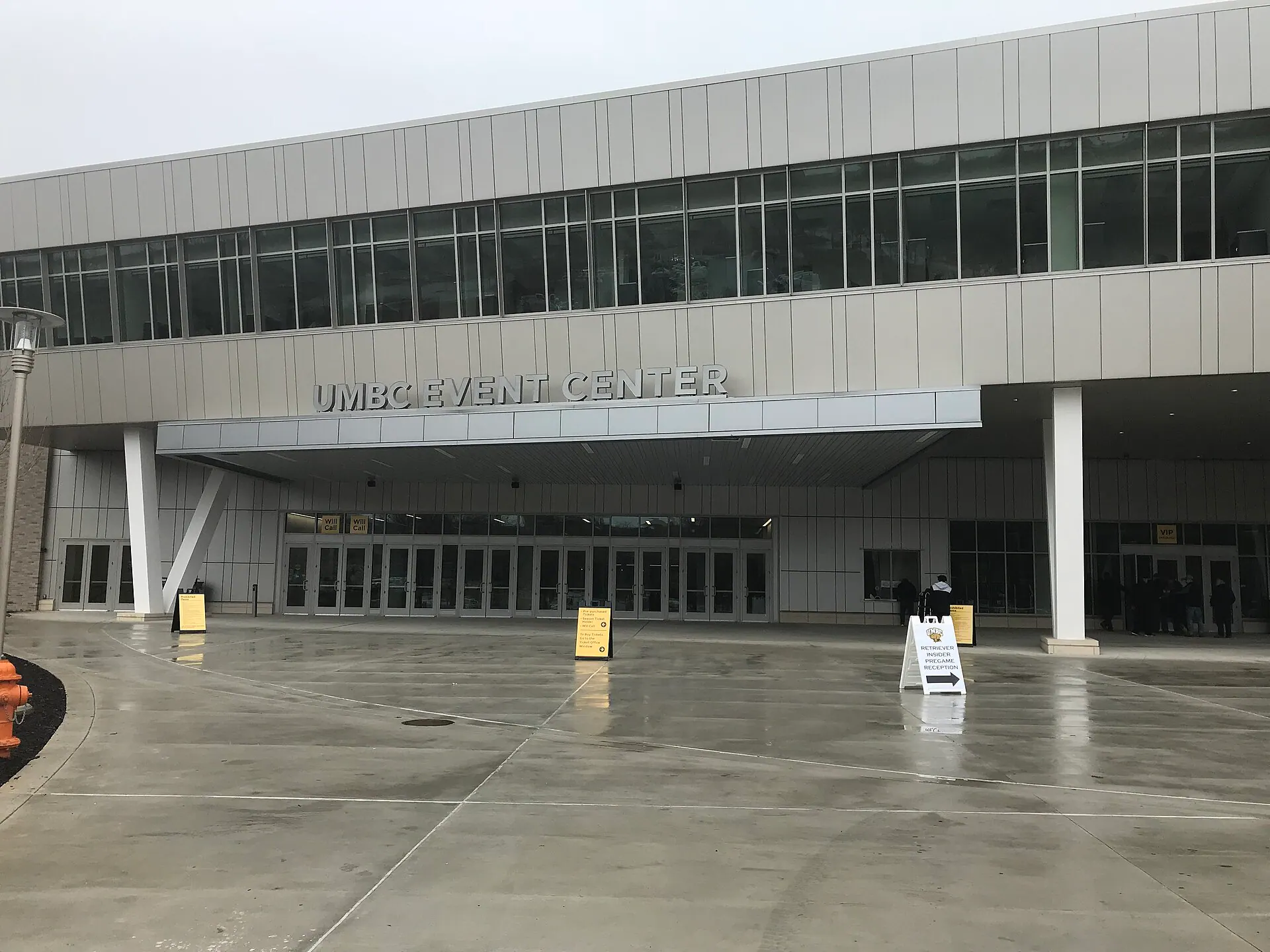 Exterior view at Chesapeake Employers Insurance Arena in Baltimore, MD