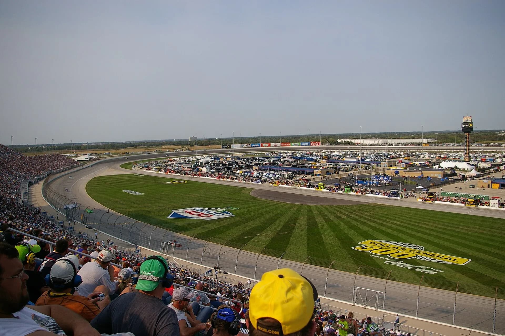 View of Chicagoland Speedway in Joliet.
