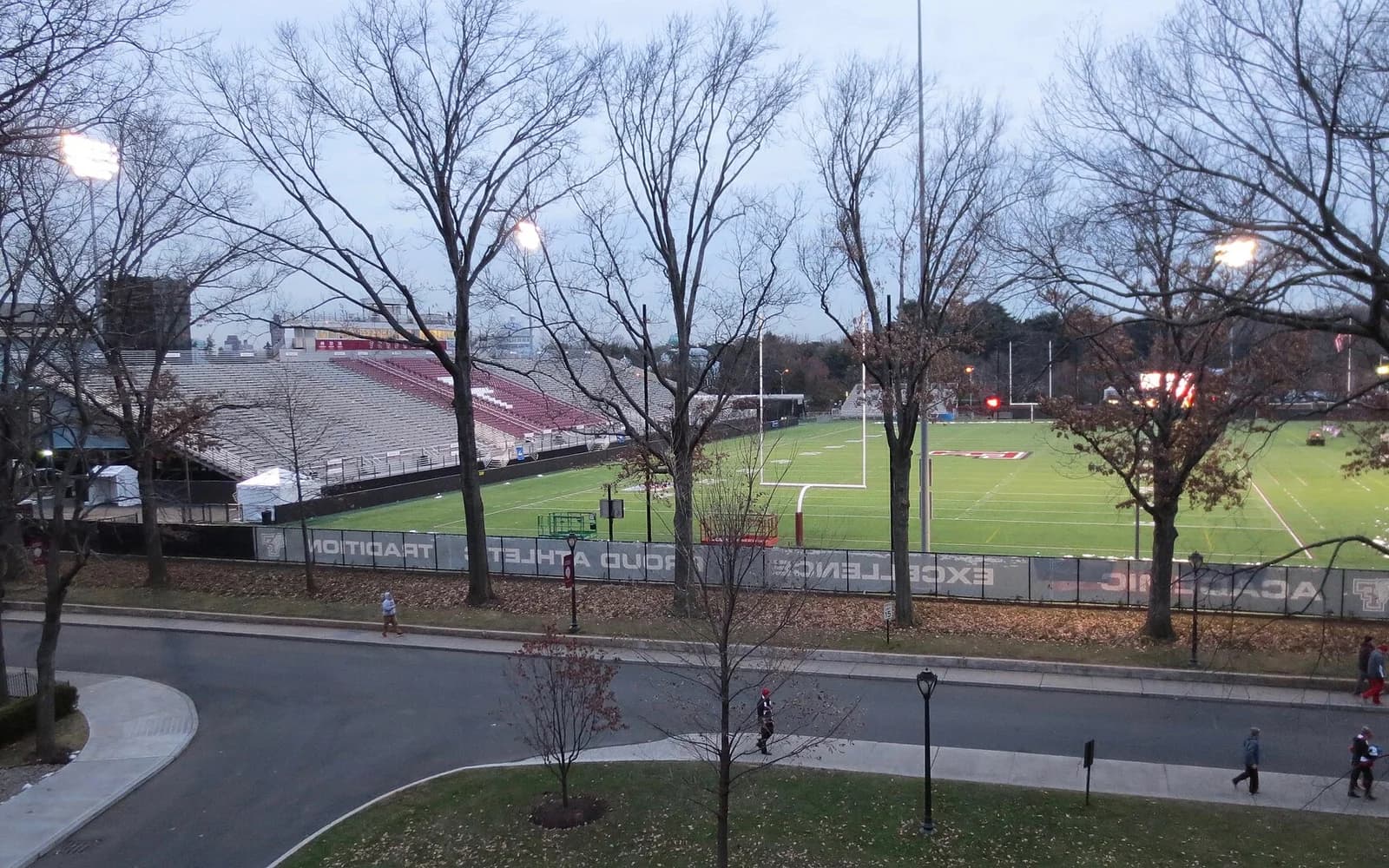 View of Coffey Field, home of Fordham Rams football.