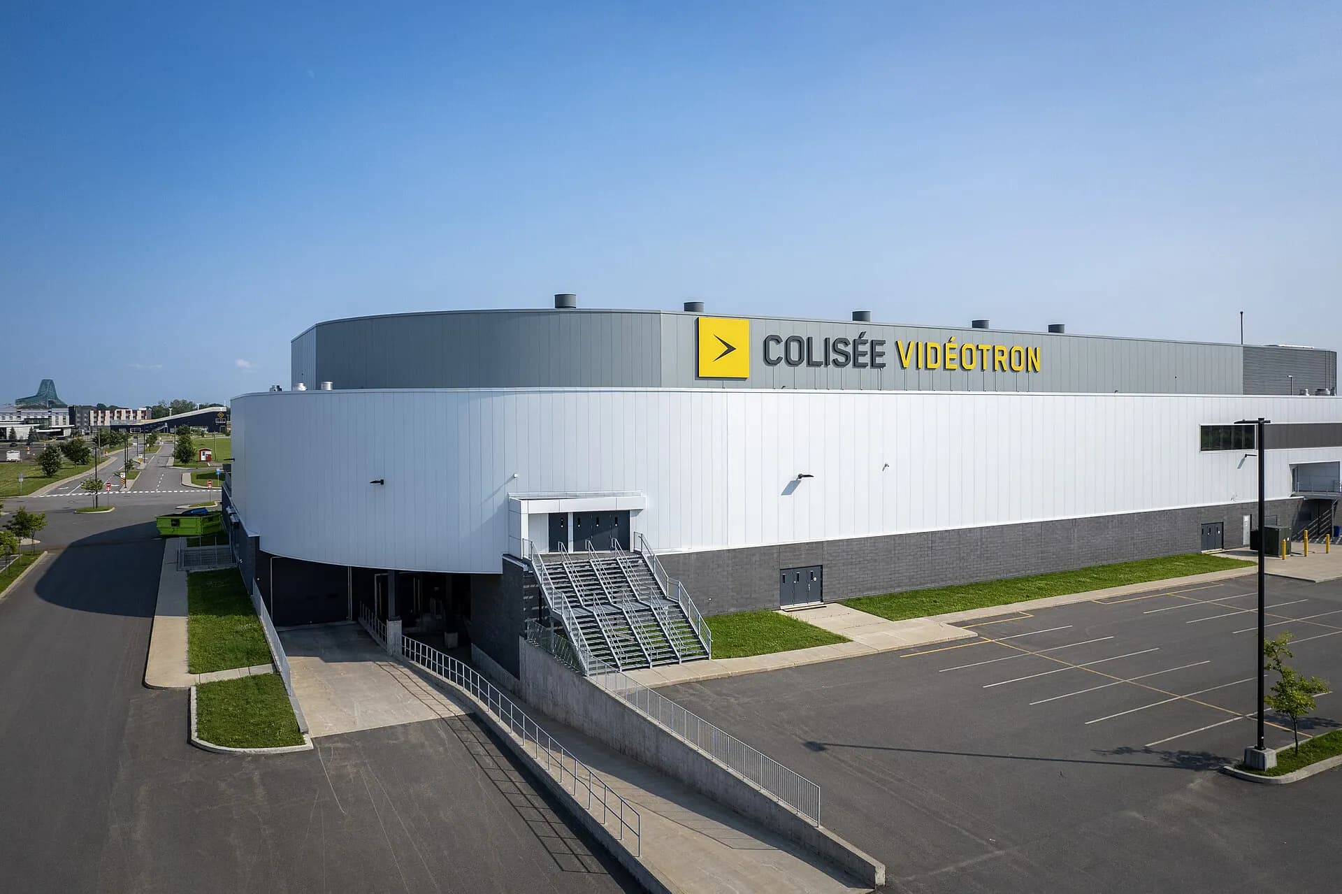 Exterior view at Colisée Vidéotron in Trois-Rivieres, QC