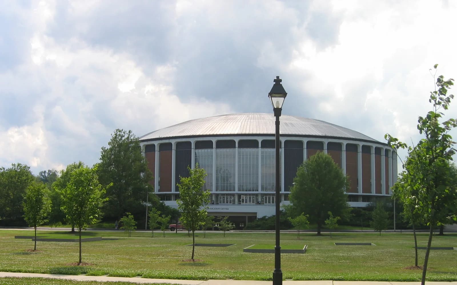 View of Convocation Center, home of Ohio basketball.