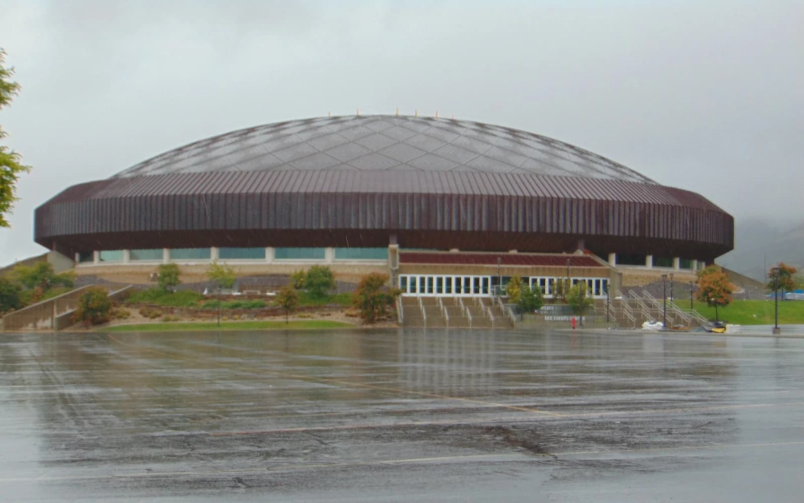 View of Dee Events Center, home of Weber State basketball.