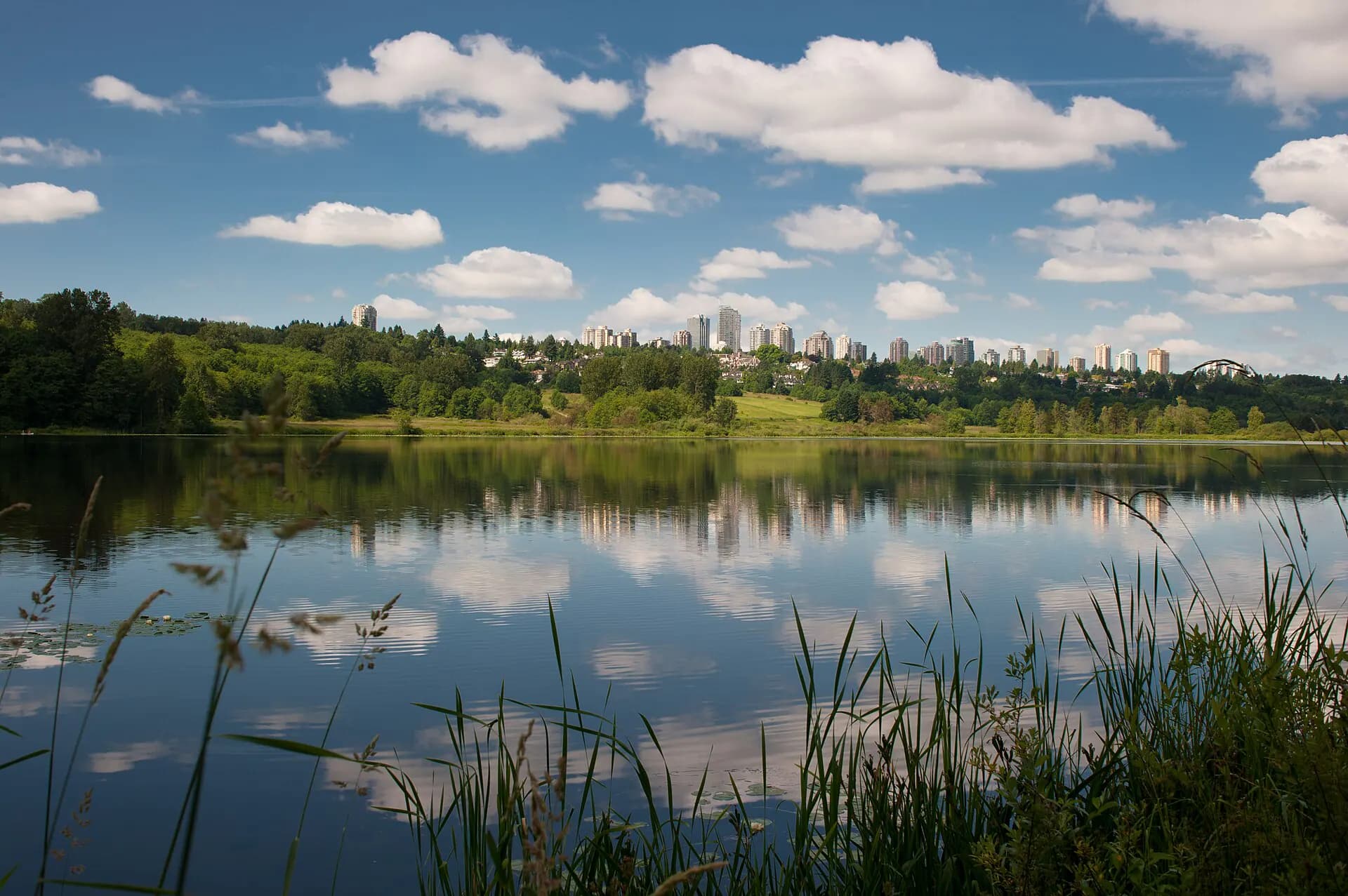 Exterior view at Deer Lake Park in Burnaby, BC
