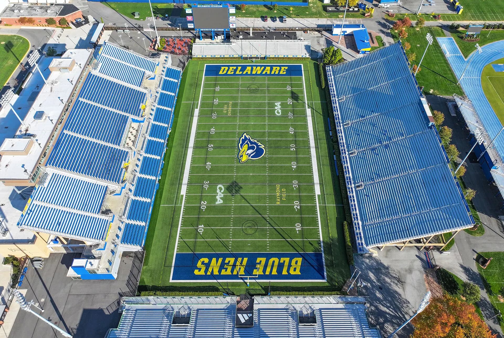 Delaware Stadium — Delaware Stadium aerial view.