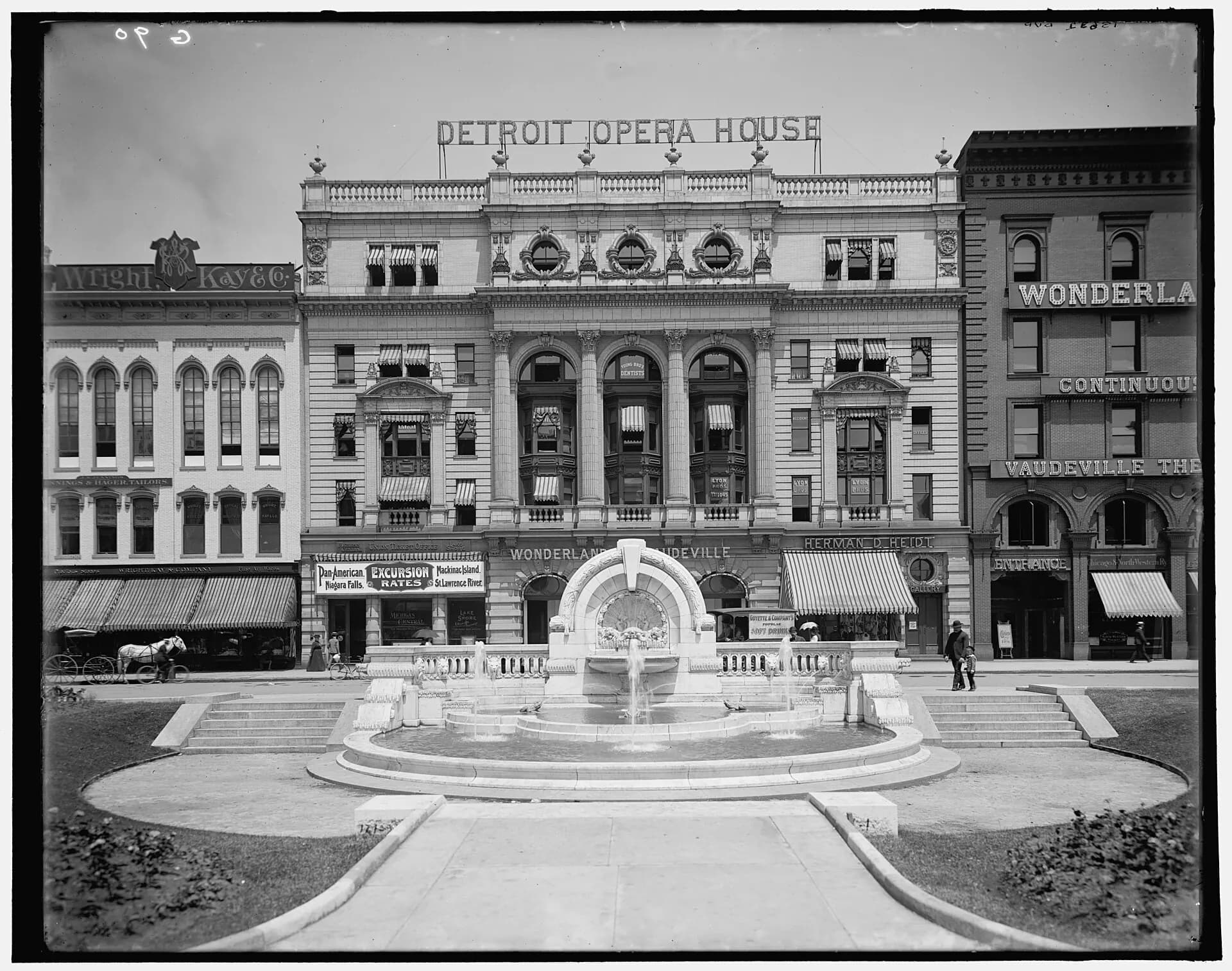 Exterior view at Detroit Opera House in Detroit, MI