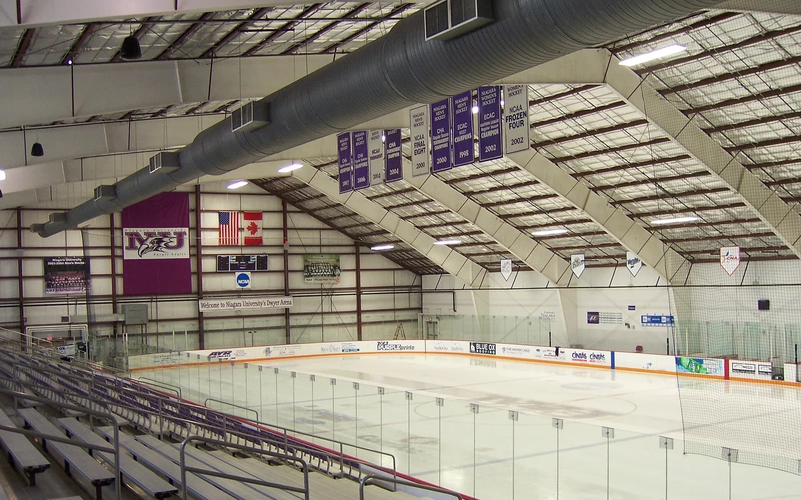 View of Dwyer Arena, home of Niagara ice hockey.