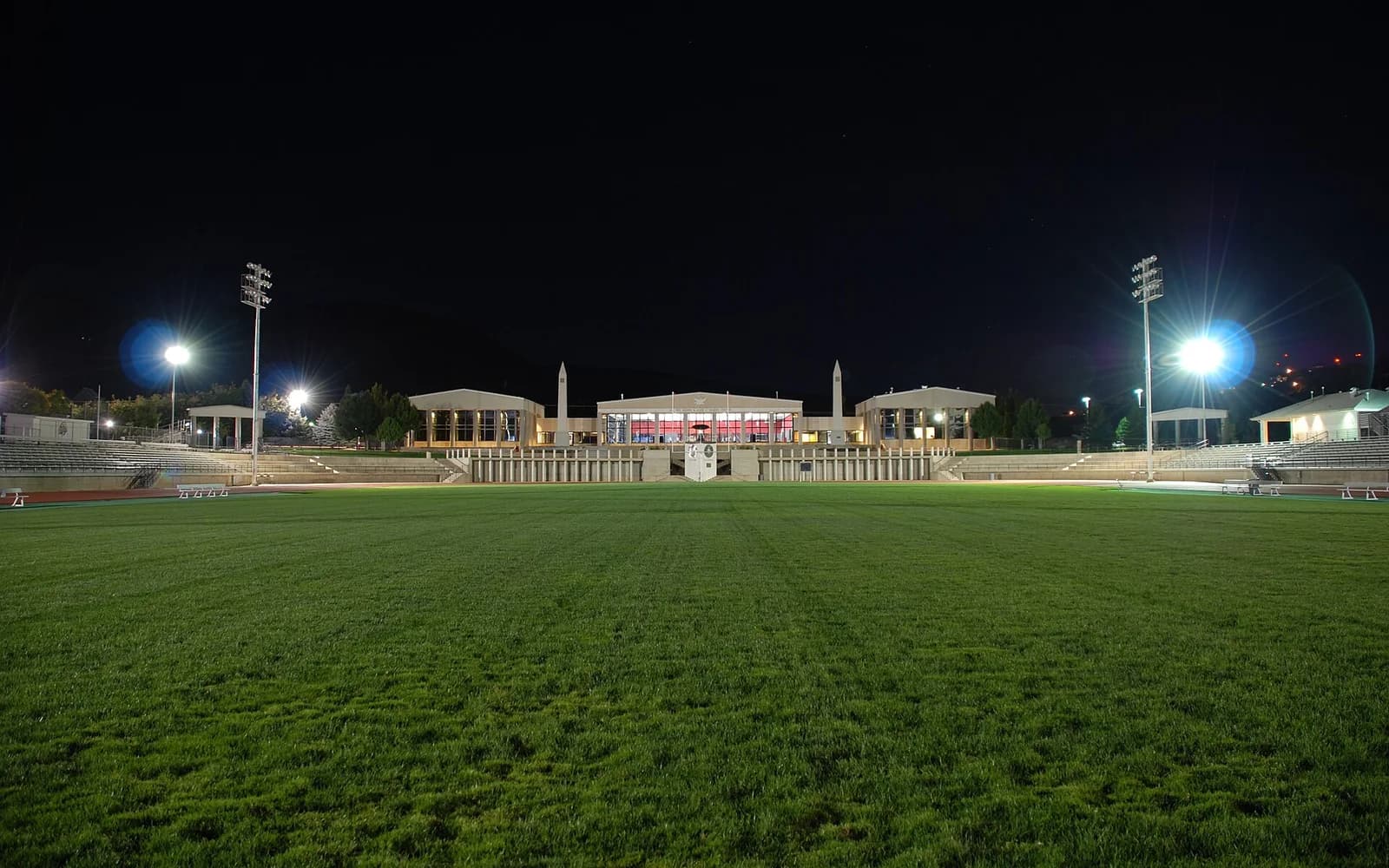 View of Eccles Coliseum, home of Southern Utah Thunderbirds football.