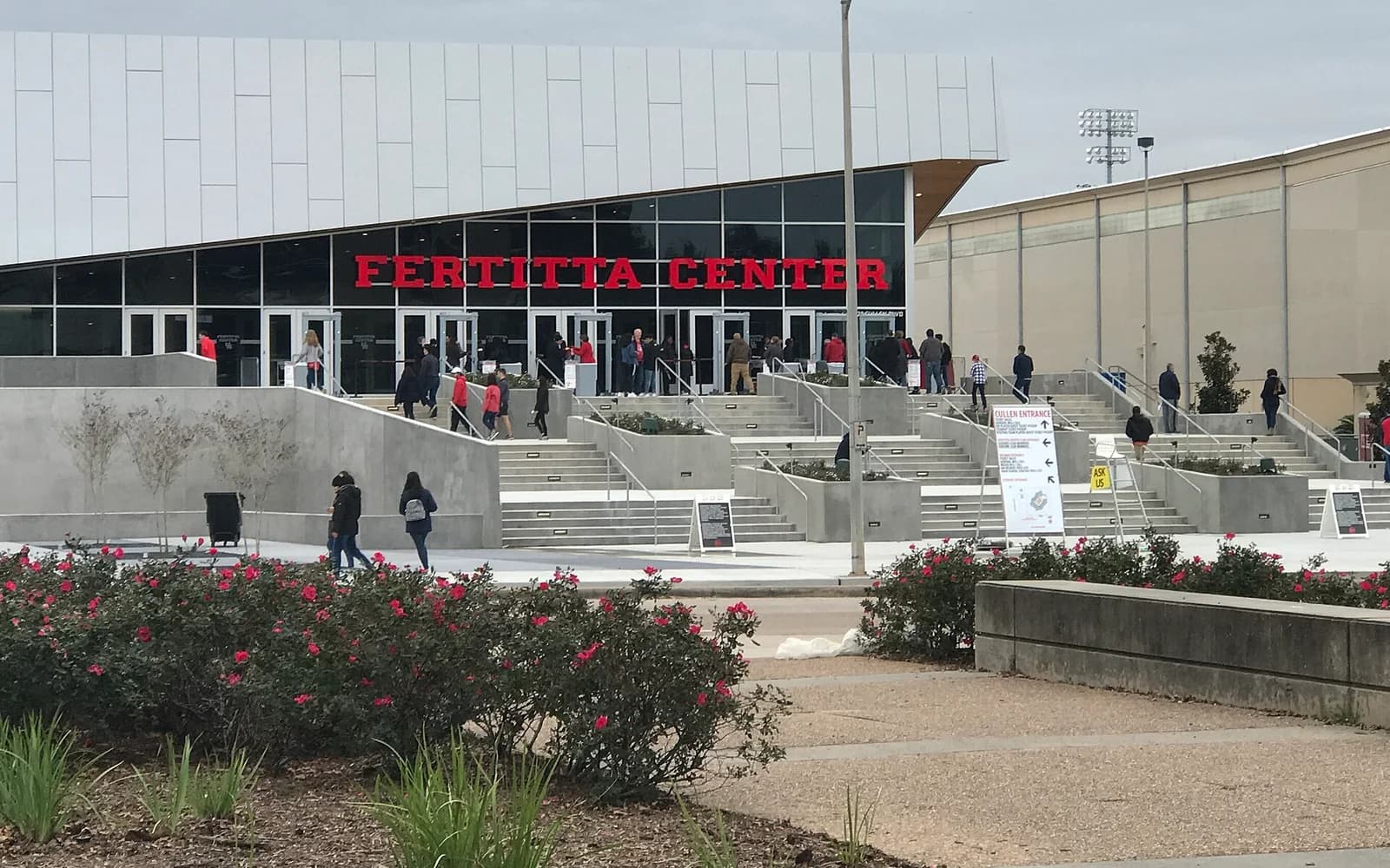 View of Fertitta Center, home of Houston basketball.