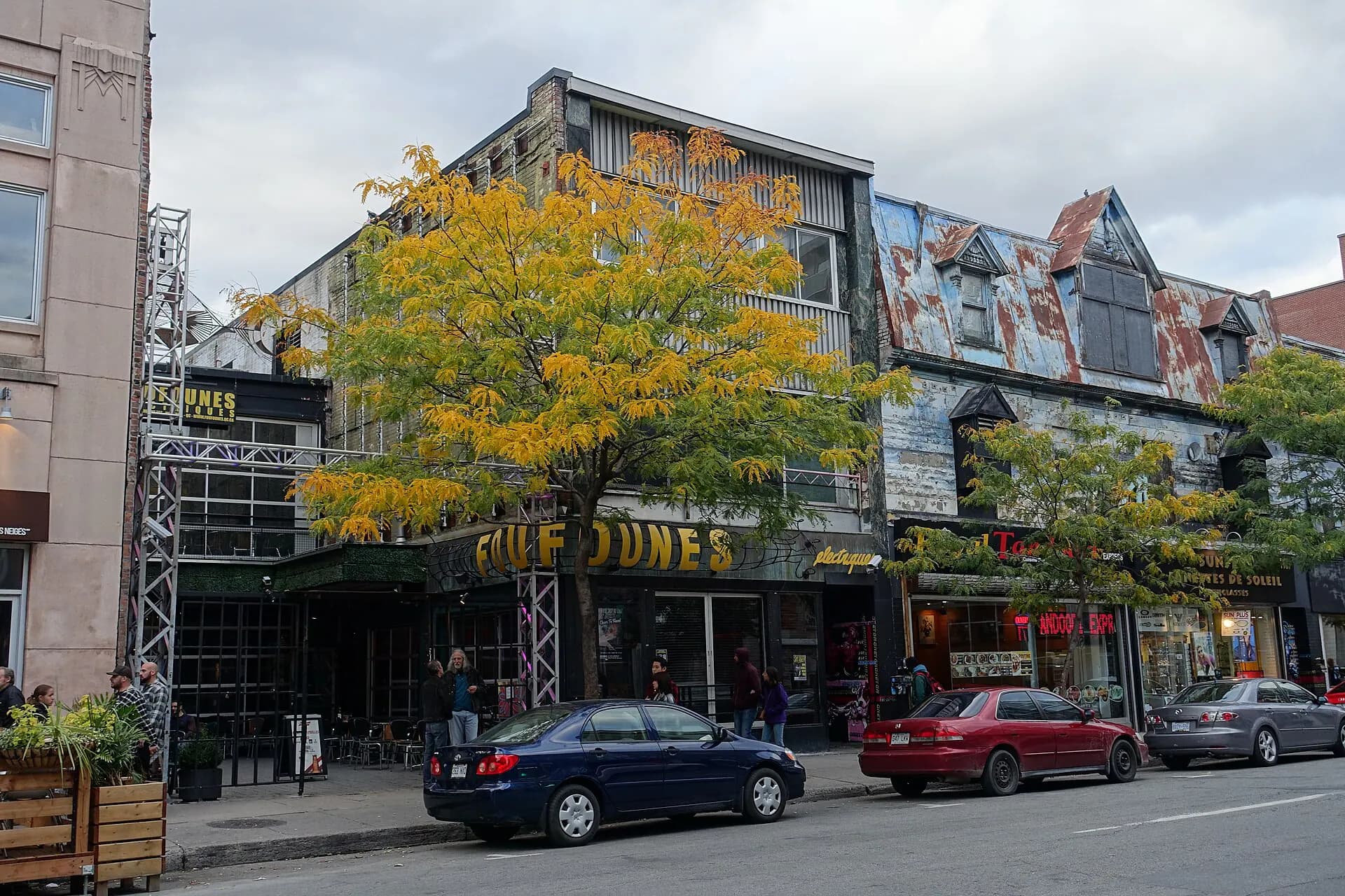 Exterior view at Foufounes Electriques in Montreal, QC